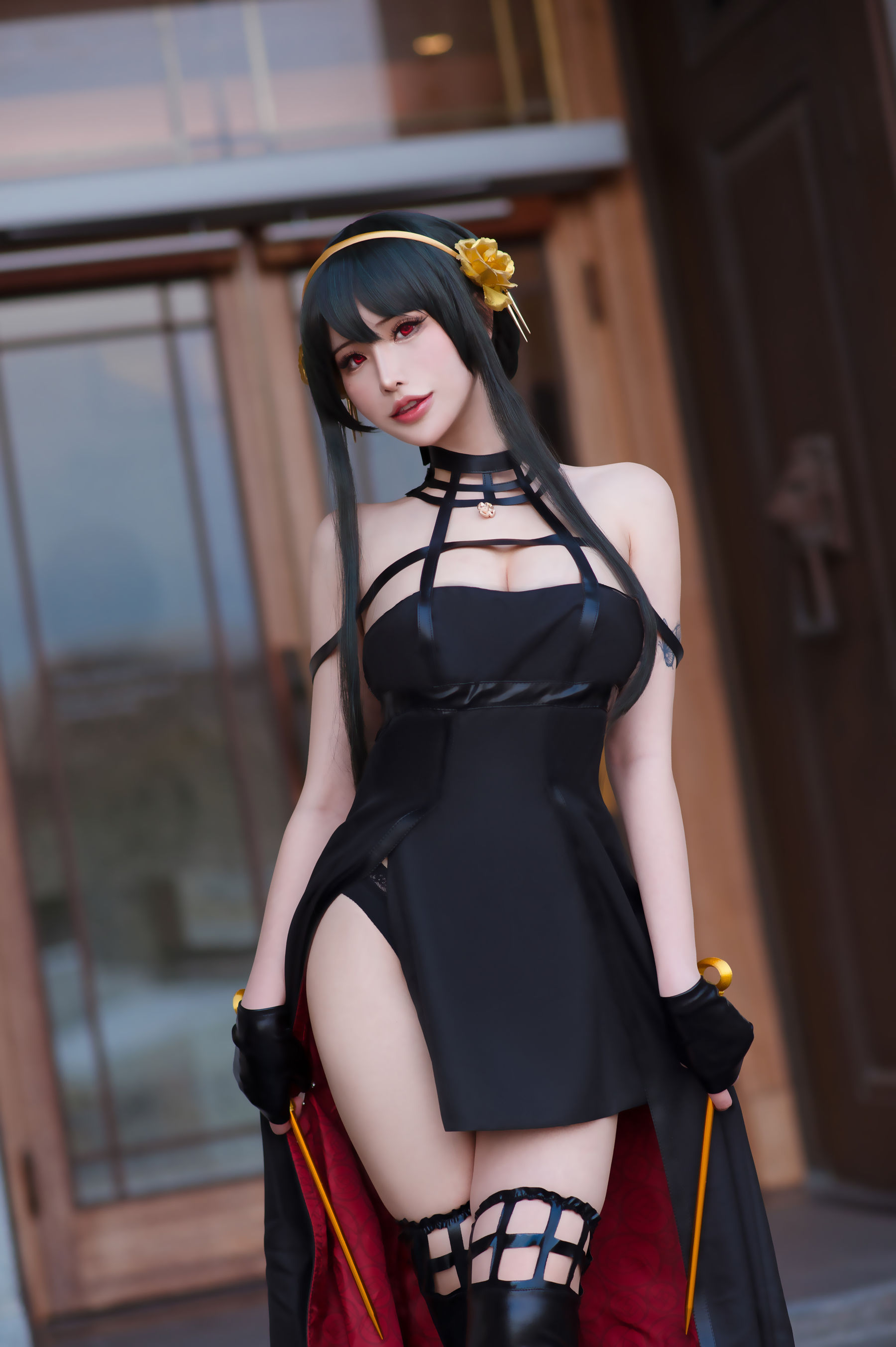 [福利COS] 花リリ(Plant Lily) – Yor Forger-秀臀网-高品质图集网