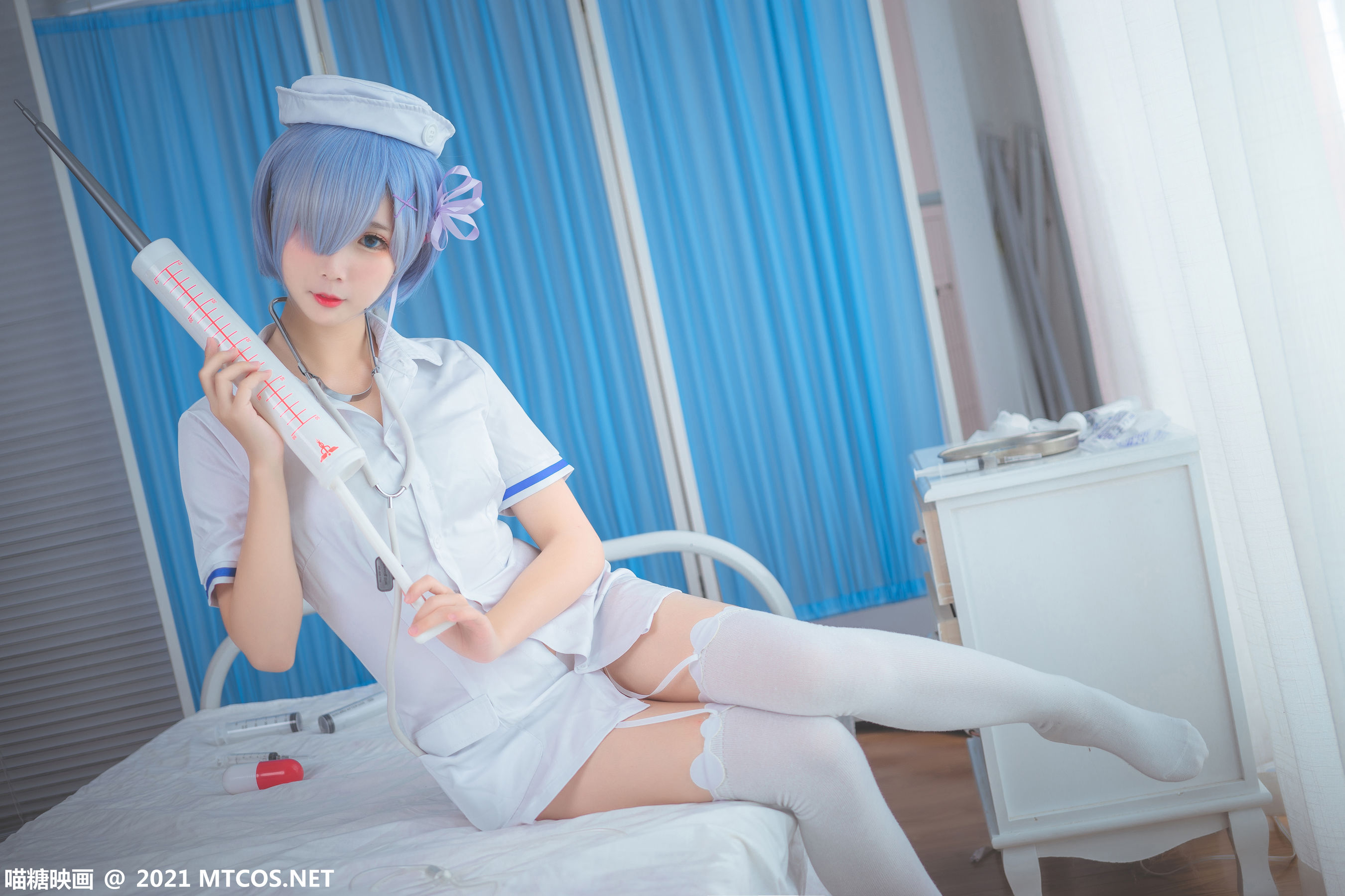 图片[8]-[喵糖映画] VOL.387 面饼仙儿 雷姆护士-秀臀网-高品质图集网