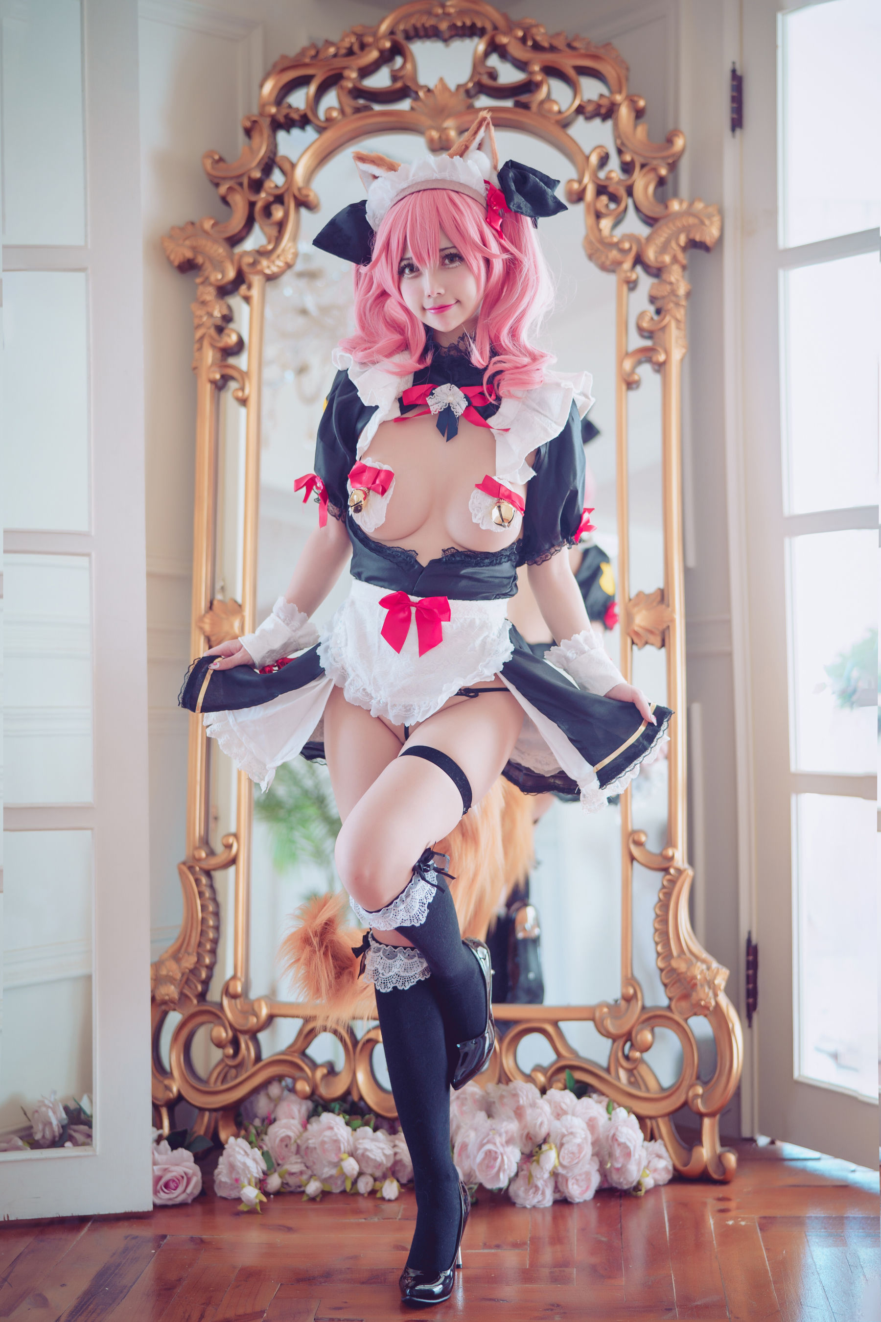 [福利COS] 沖田凜花Rinka – Tamamo maid-秀臀网-高品质图集网