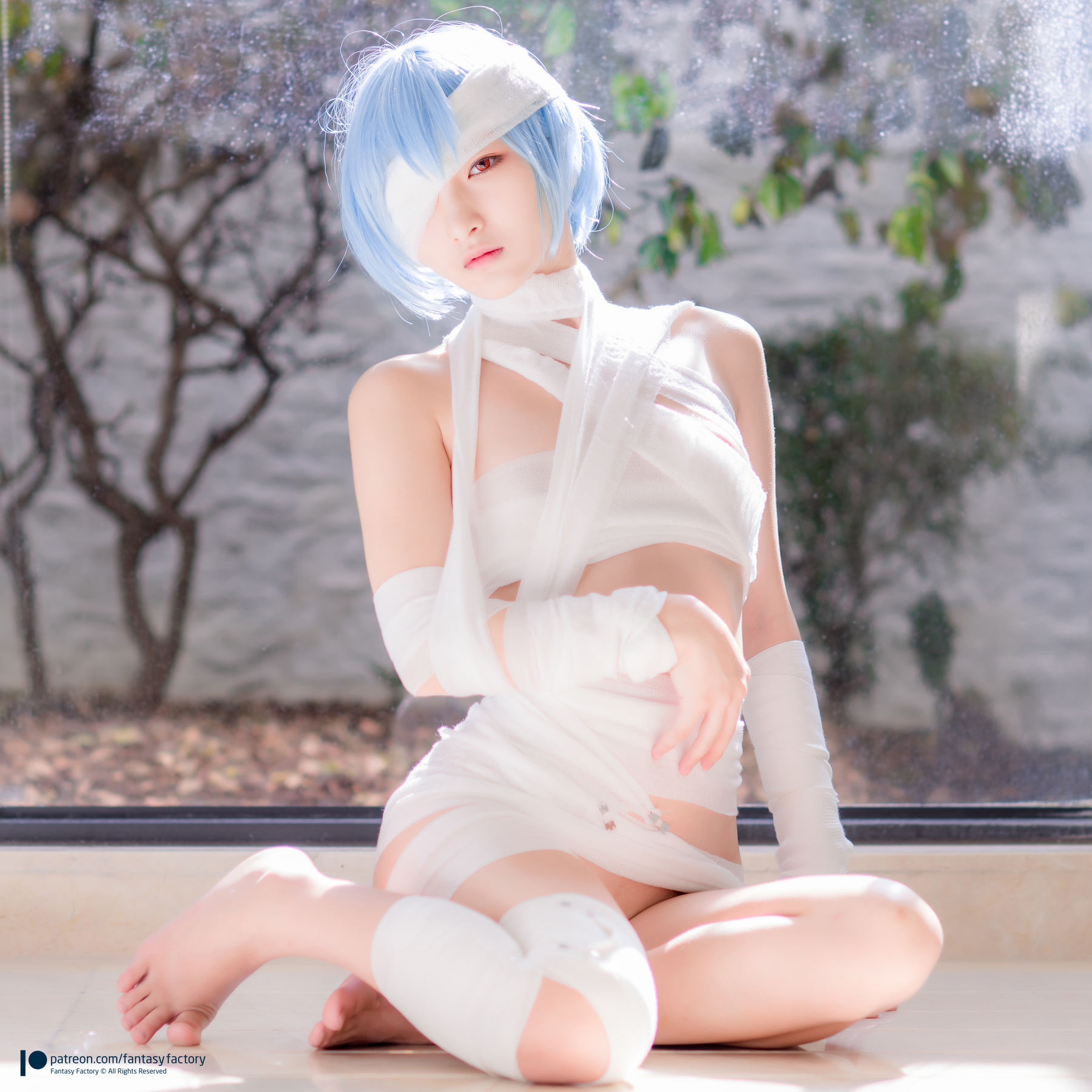 [COS福利] 小丁 [Fantasy Factory] Rei Ayanami 綾波レイ-秀臀网-高品质图集网