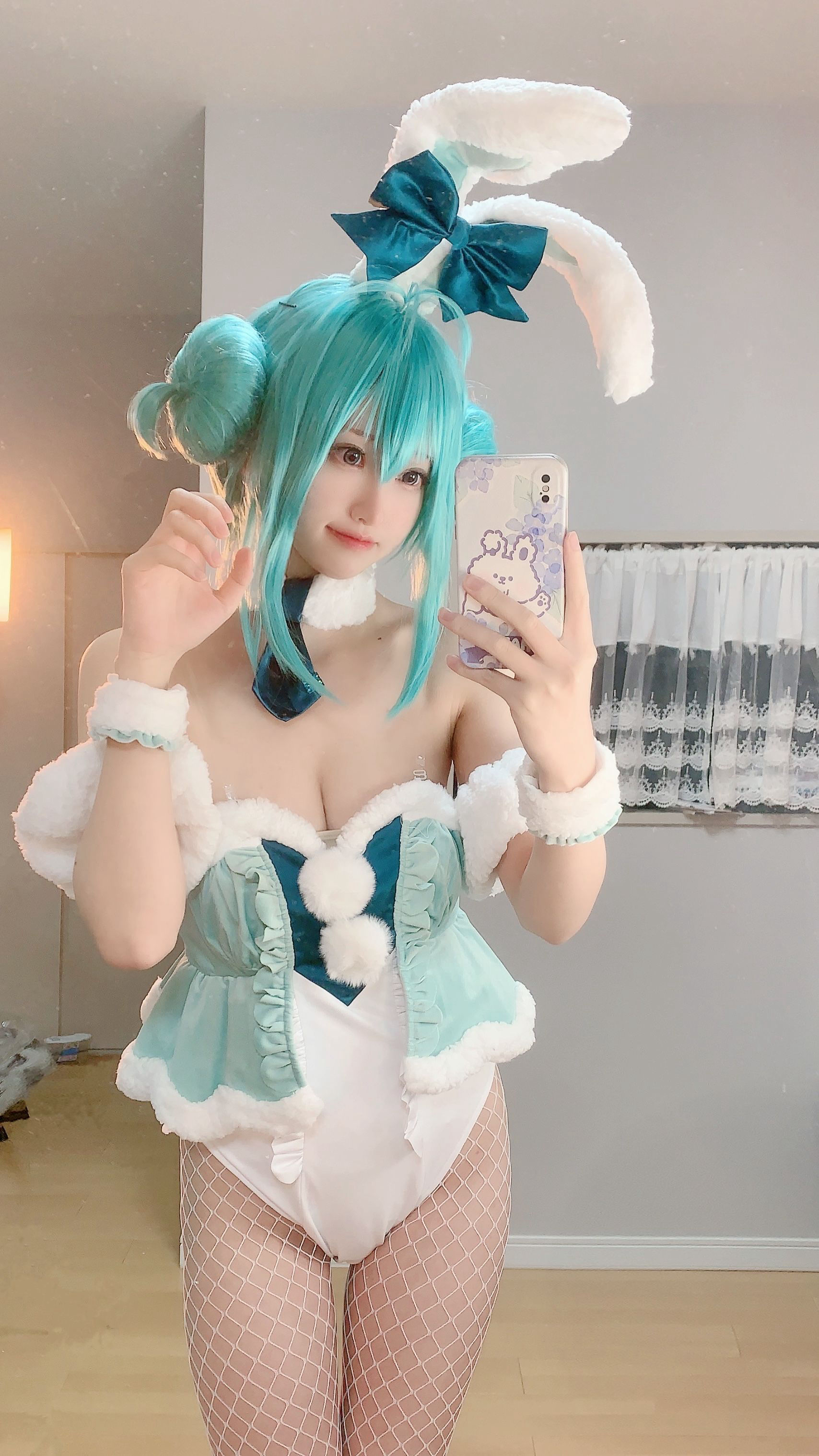 [福利COS] 千阳(ちよ) – 初音兔女郎-秀臀网-高品质图集网