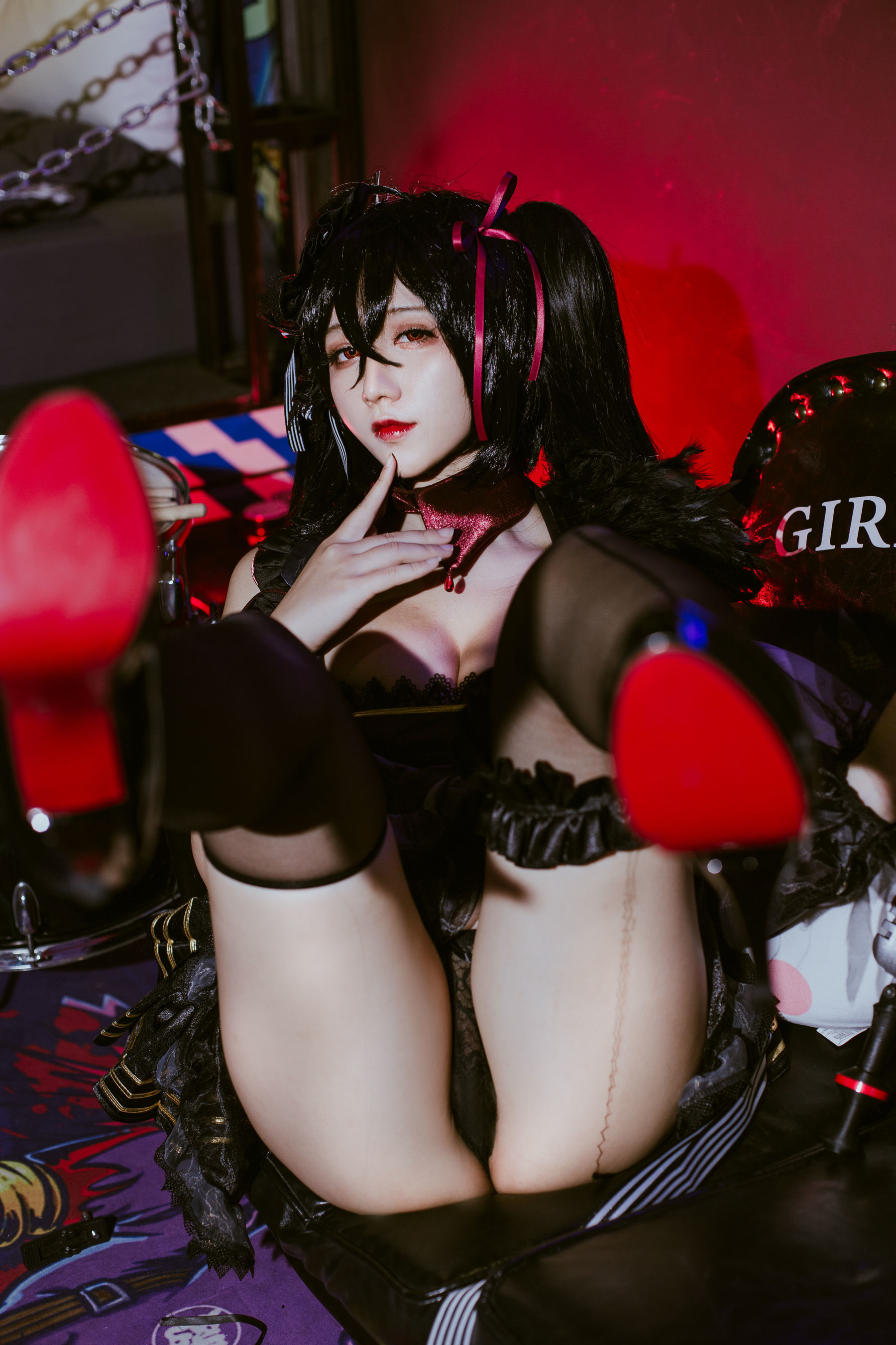 [网红COSER] 动漫博主九曲Jean – 大凤打歌服-秀臀网-高品质图集网