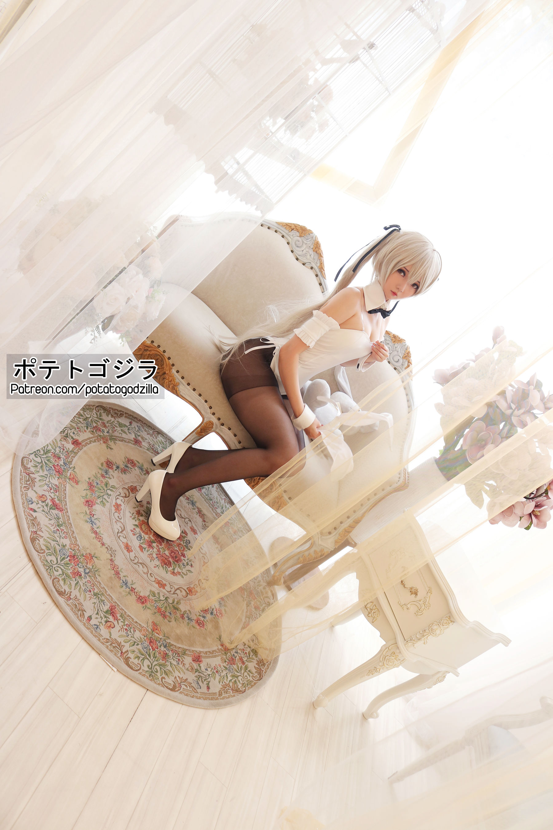 [COS福利] Coser小姐姐Potato Godzilla – Sora Kasugano Bunny Suit-秀臀网-高品质图集网