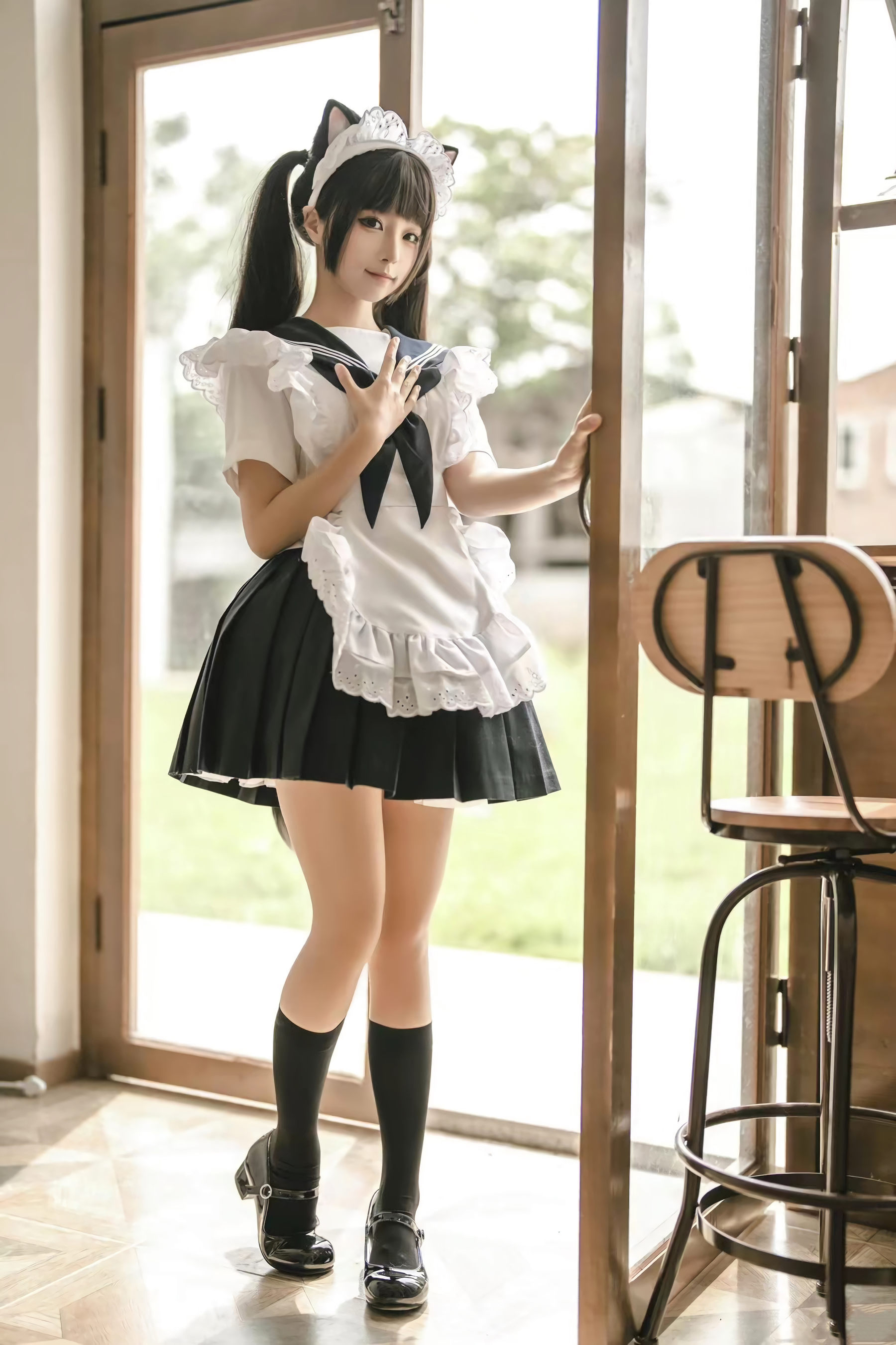 动漫博主蠢沫沫 – 猫猫女仆-蕾丝百合网-美图分享,Cosplay美图,私房写真,套图下载