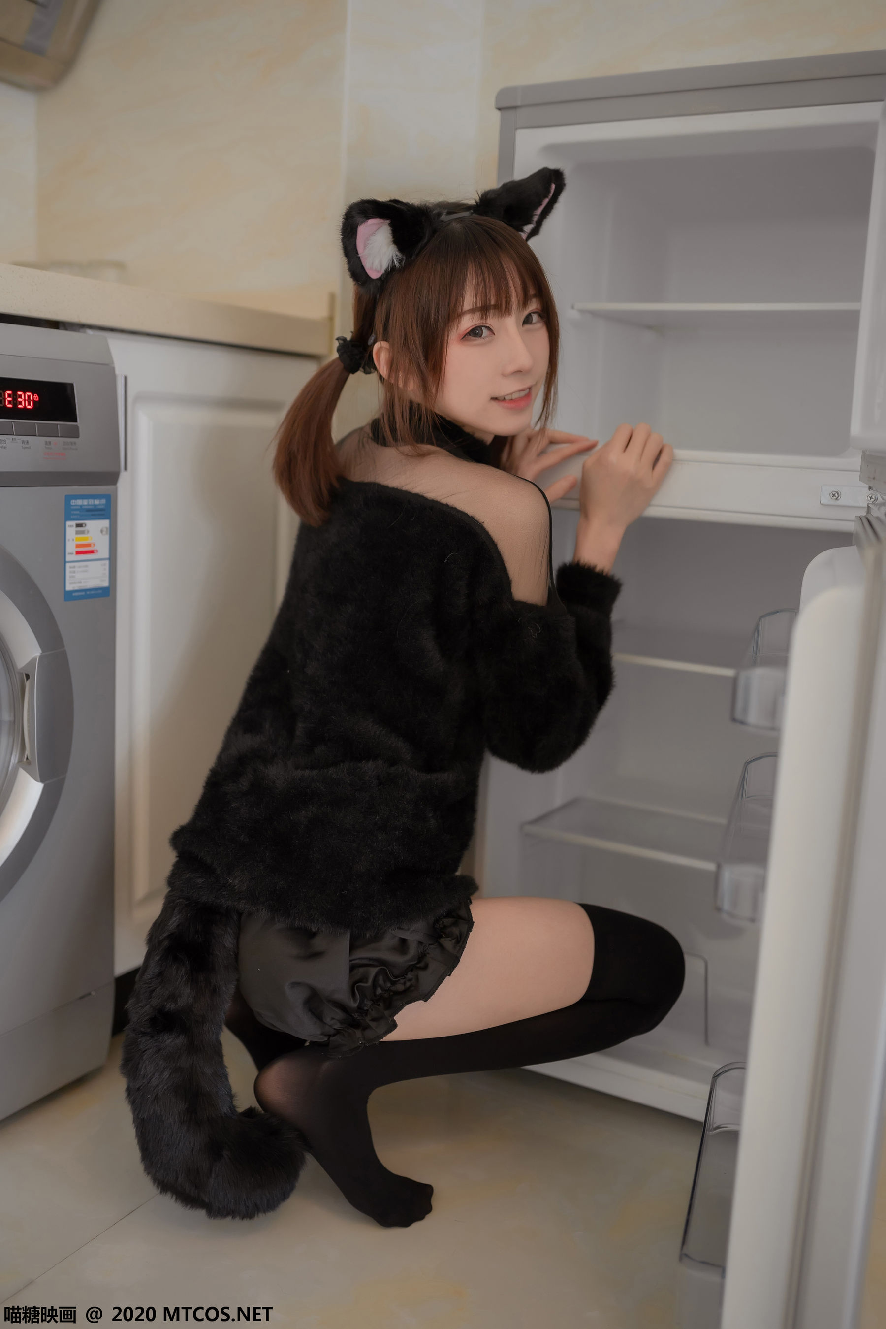 图片[9]-[喵糖映画] VOL.081 绮太郎 – 黑喵女友-秀臀网-高品质图集网