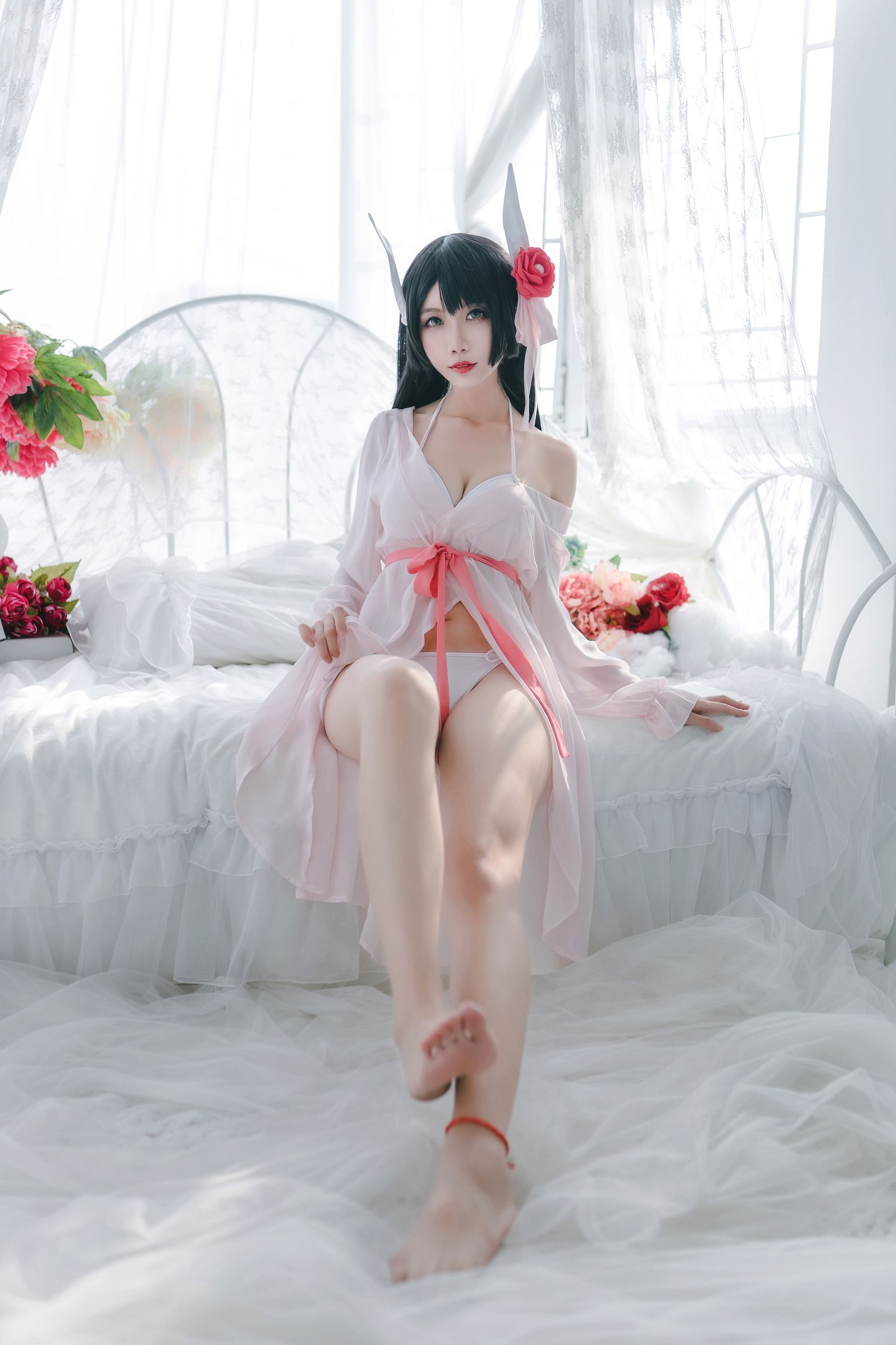 [Cosplay写真] 萌娘迷失人形QUQ – 鲟（比叡）月下巡游-秀臀网-高品质图集网