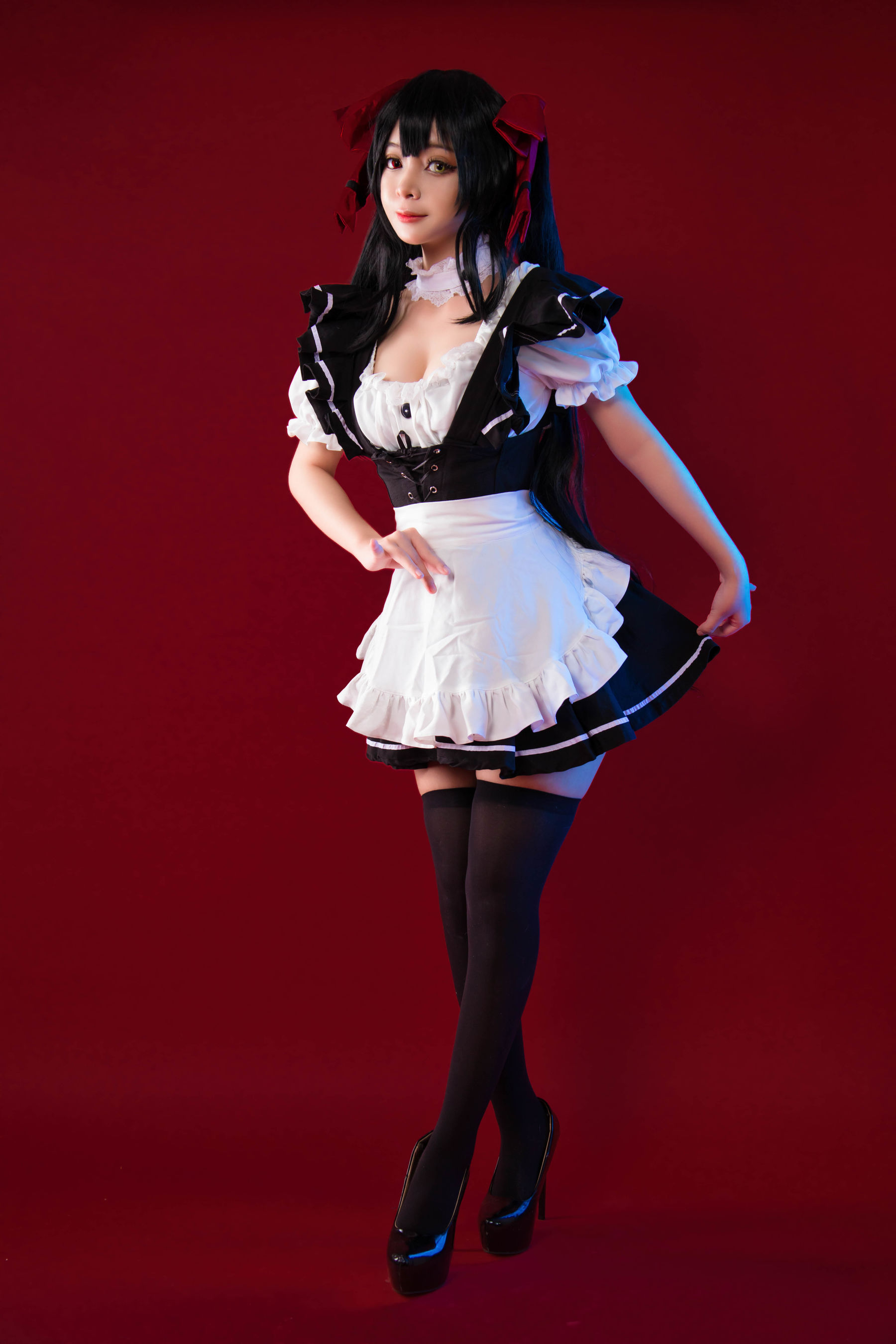 Umeko J – Kurumi Tokisaki Maid-秀臀网-高品质图集网