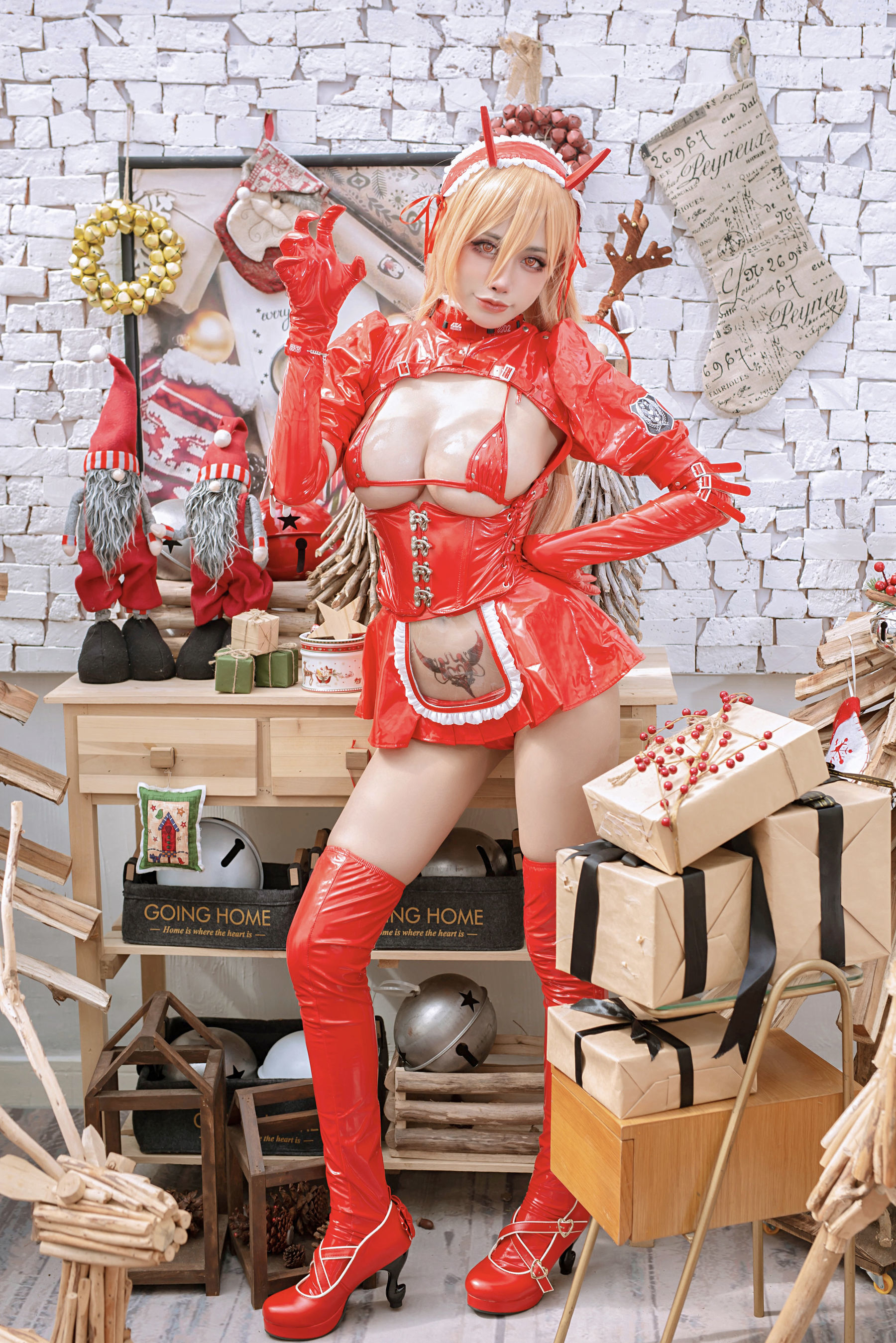 [福利COS] 日本性感萝莉Byoru – Powa Christmas-秀臀网-高品质图集网