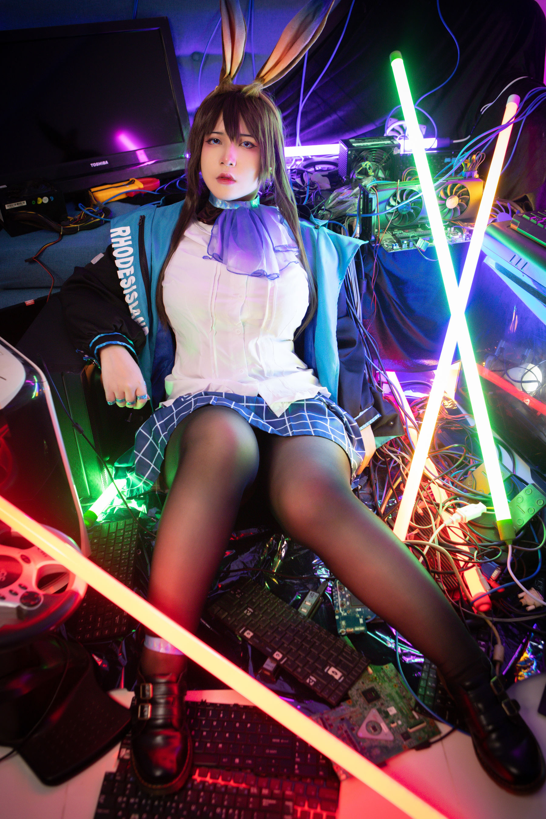 [网红COSER写真] Uy Uy – Amiya (Arknights)-秀臀网-高品质图集网