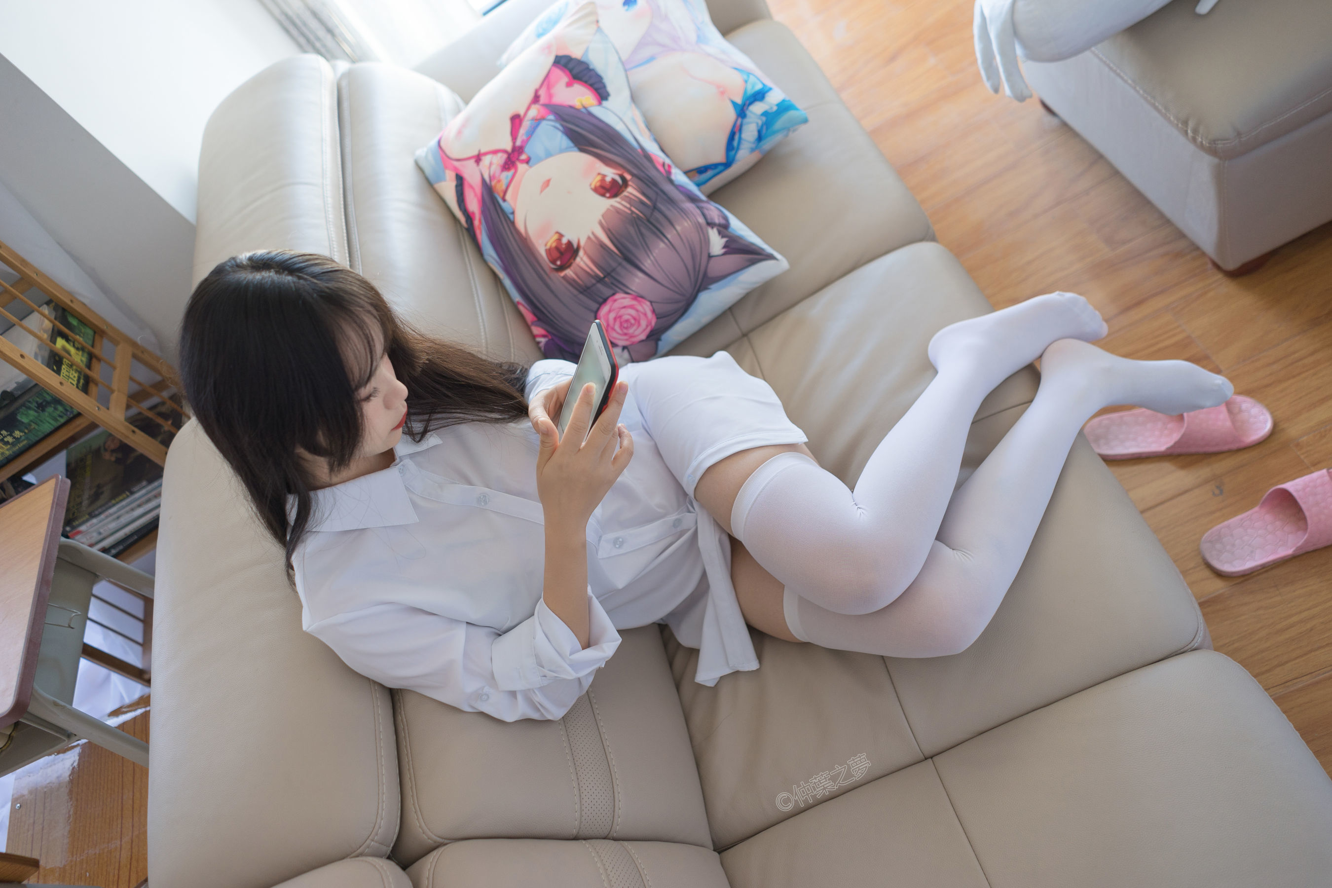 图片[2]-[轻兰映画] SPL.013 衬衫白丝诱惑-蕾丝百合网-美图分享,Cosplay美图,私房写真,套图下载
