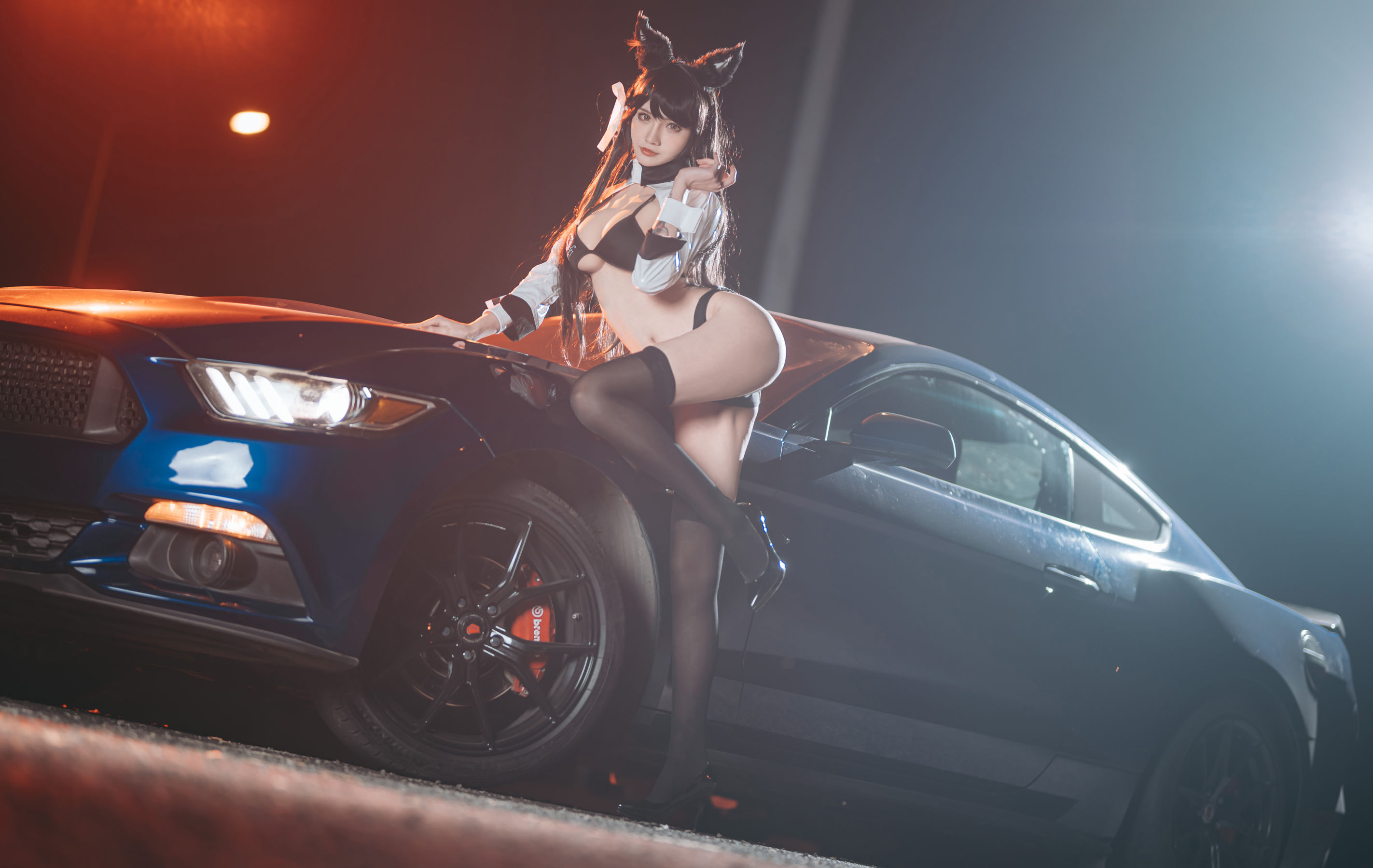 [Cosplay写真] 动漫博主一只冉呐 – 爱宕赛车-秀臀网-高品质图集网