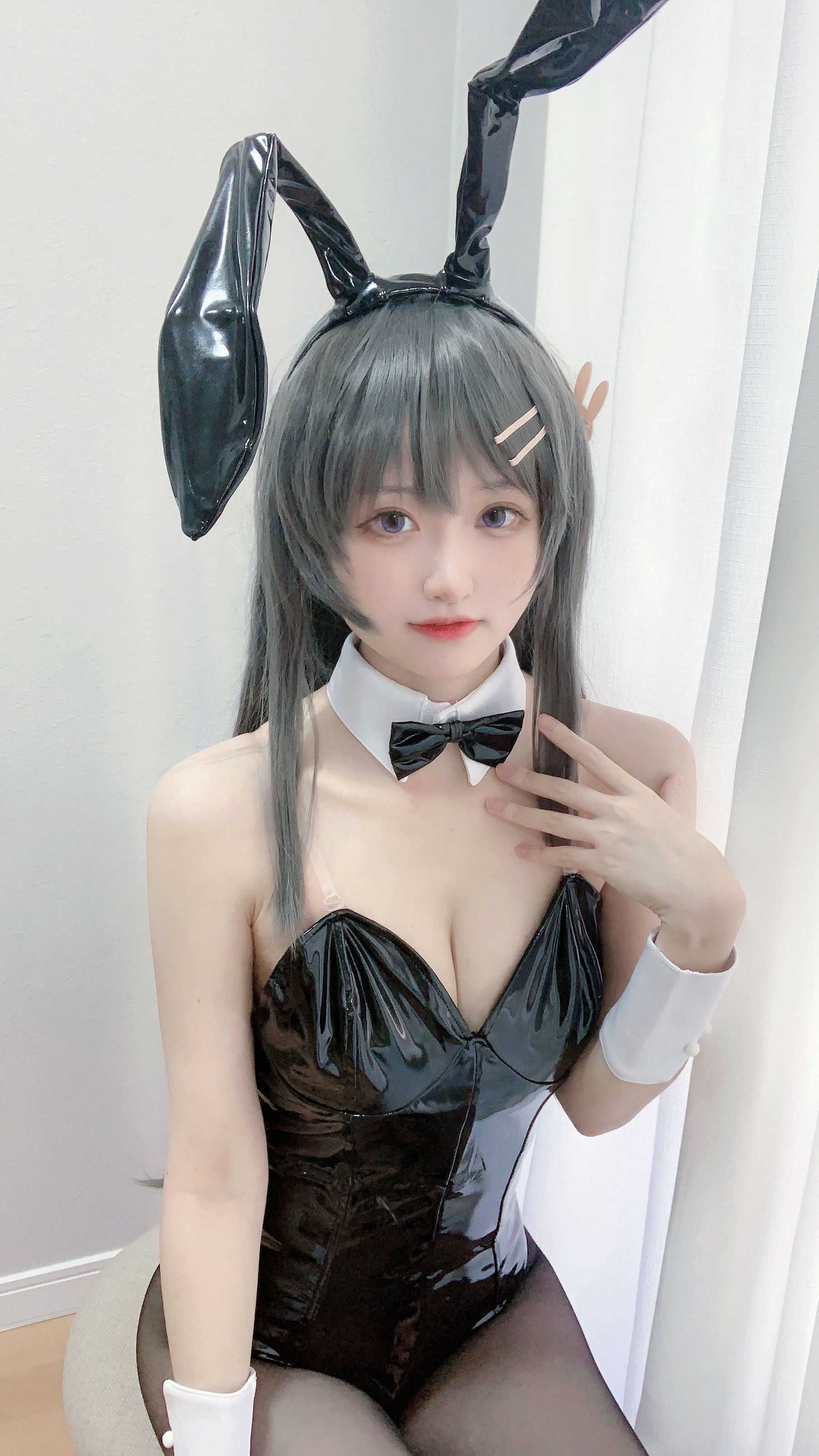 [福利COS] 千阳(ちよ) – 麻衣学姐兔子装-秀臀网-高品质图集网