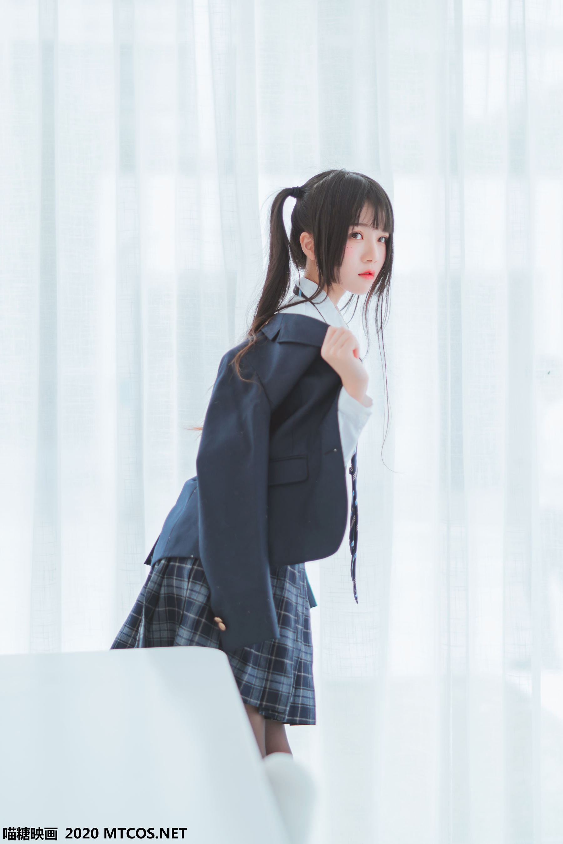 图片[8]-[喵糖映画] JKL.003 桜桃喵 春季JK制服-秀臀网-高品质图集网