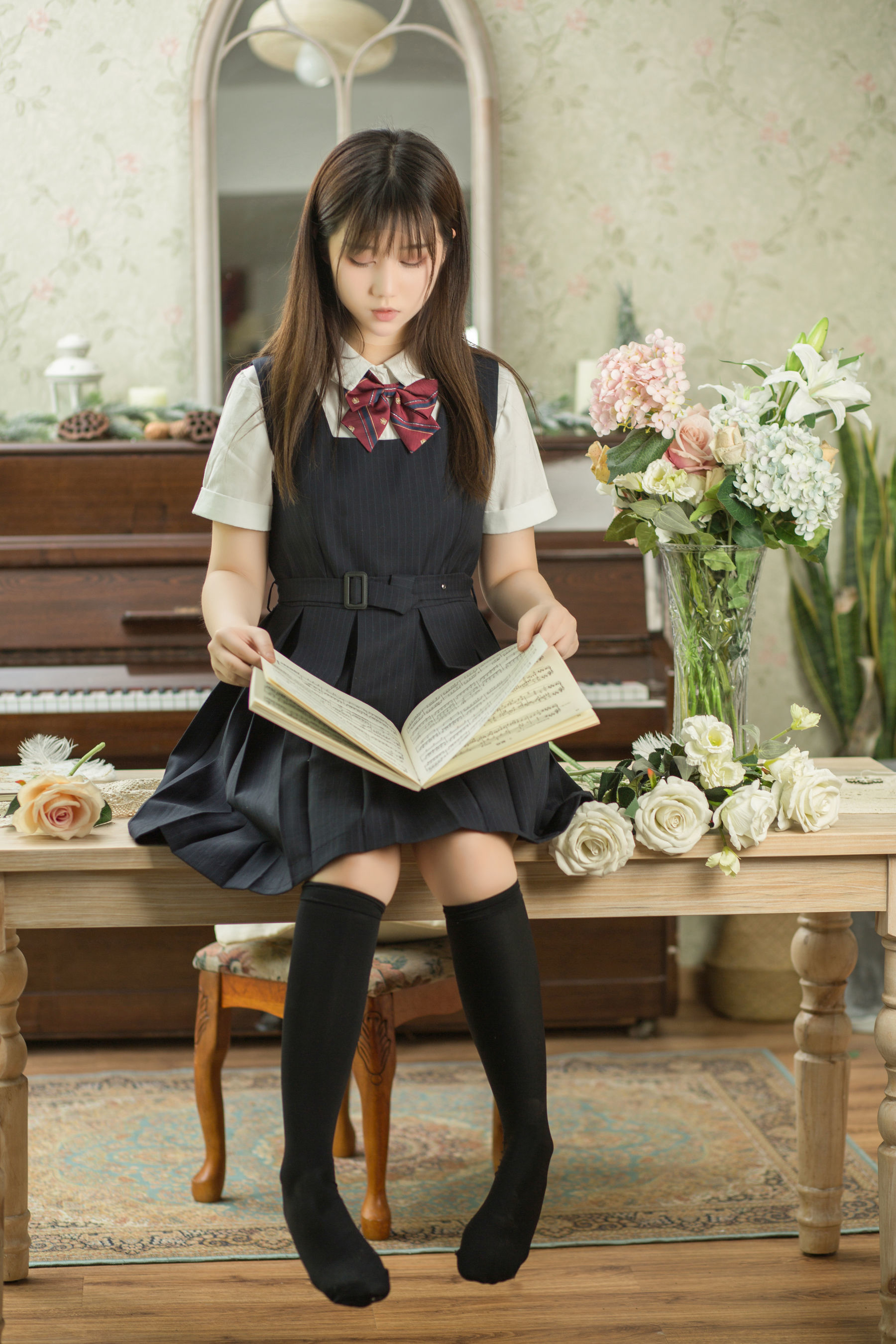 图片[8]-[喵糖映画] VOL.004 镜酱 文静学妹-秀臀网-高品质图集网