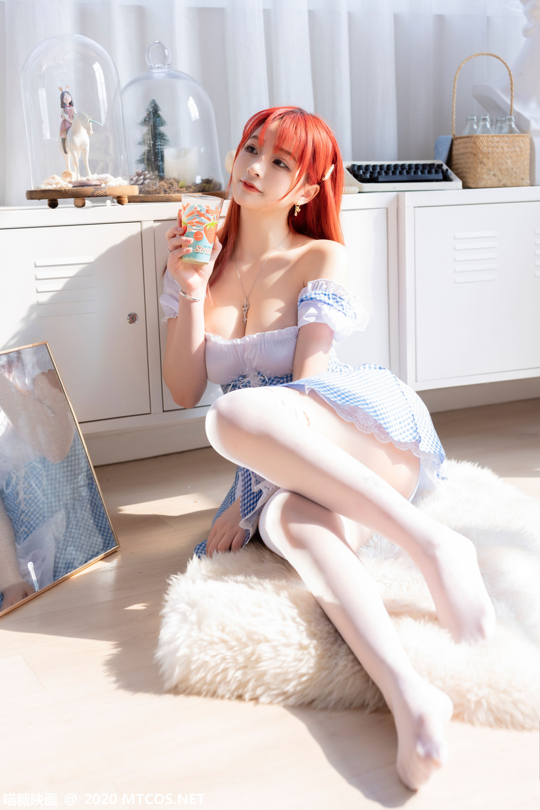 图片[8]-[喵糖映画] VOL.244 叉子宝宝 蓝色厨娘-秀臀网-高品质图集网