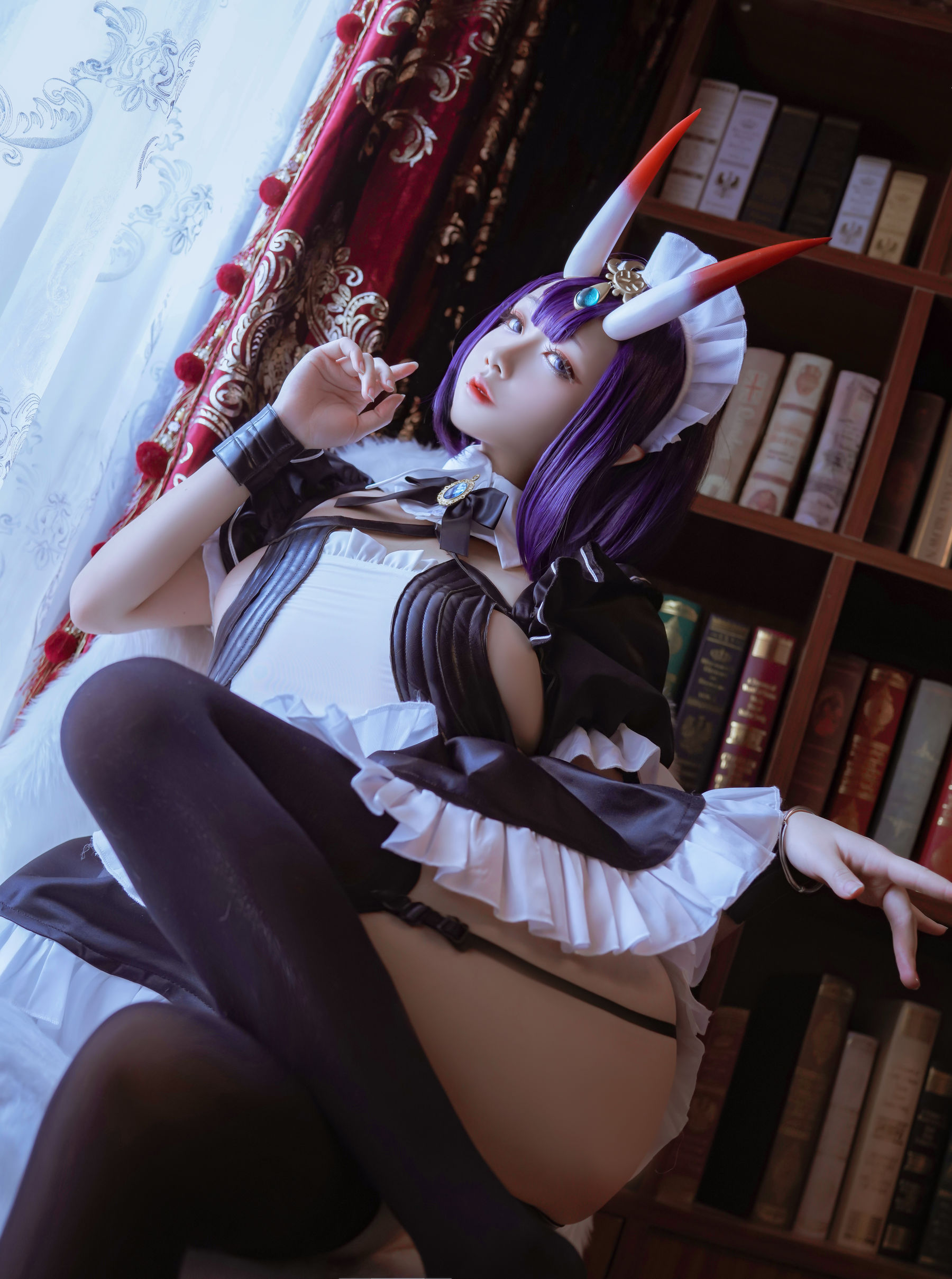 Cosplay日奈娇 酒吞女仆-秀臀网-高品质图集网