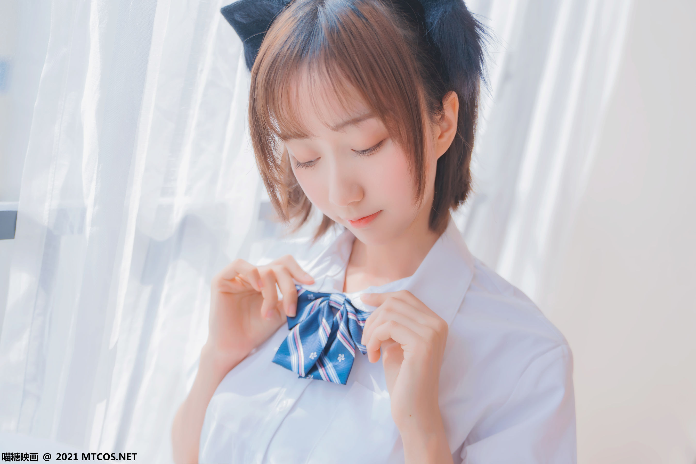 图片[7]-[喵糖映画] VOL.436 木绵绵OwO 猫儿少女-秀臀网-高品质图集网