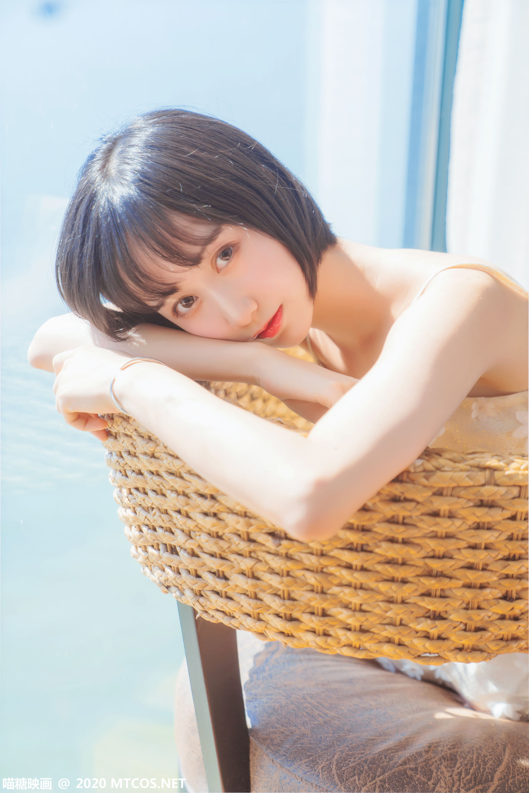 图片[8]-[喵糖映画] VOL.201 木绵绵OwO 暖阳的海-秀臀网-高品质图集网