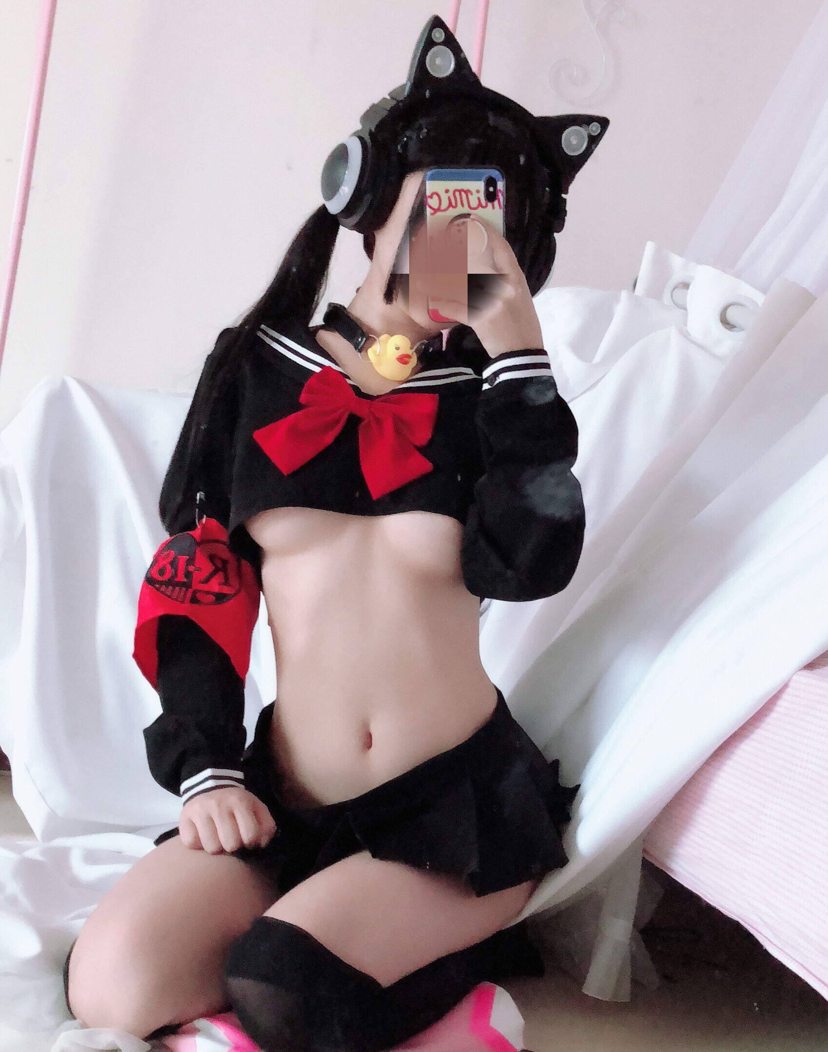 [网红COSER] 桜井宁宁 – 半乳制服-秀臀网-高品质图集网