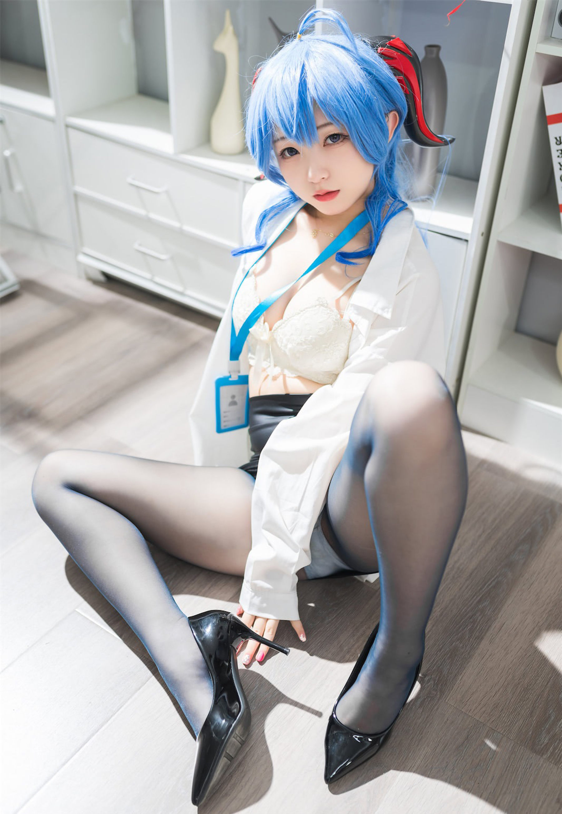 图片[4]-花铃 – 甘雨秘书OL-蕾丝百合网-美图分享,Cosplay美图,私房写真,套图下载