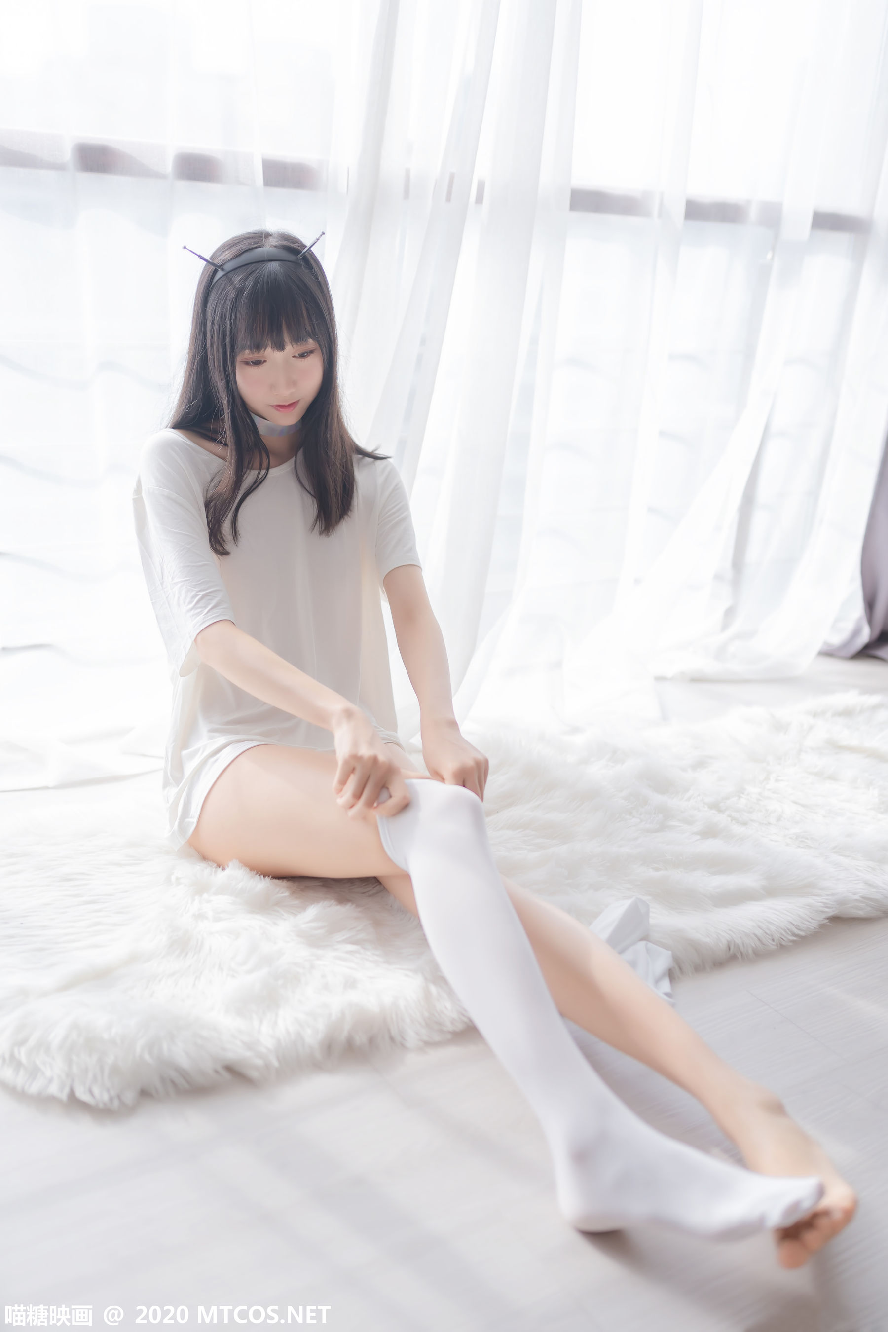 图片[8]-[喵糖映画] VOL.170 木绵绵OwO 纯白私房-秀臀网-高品质图集网
