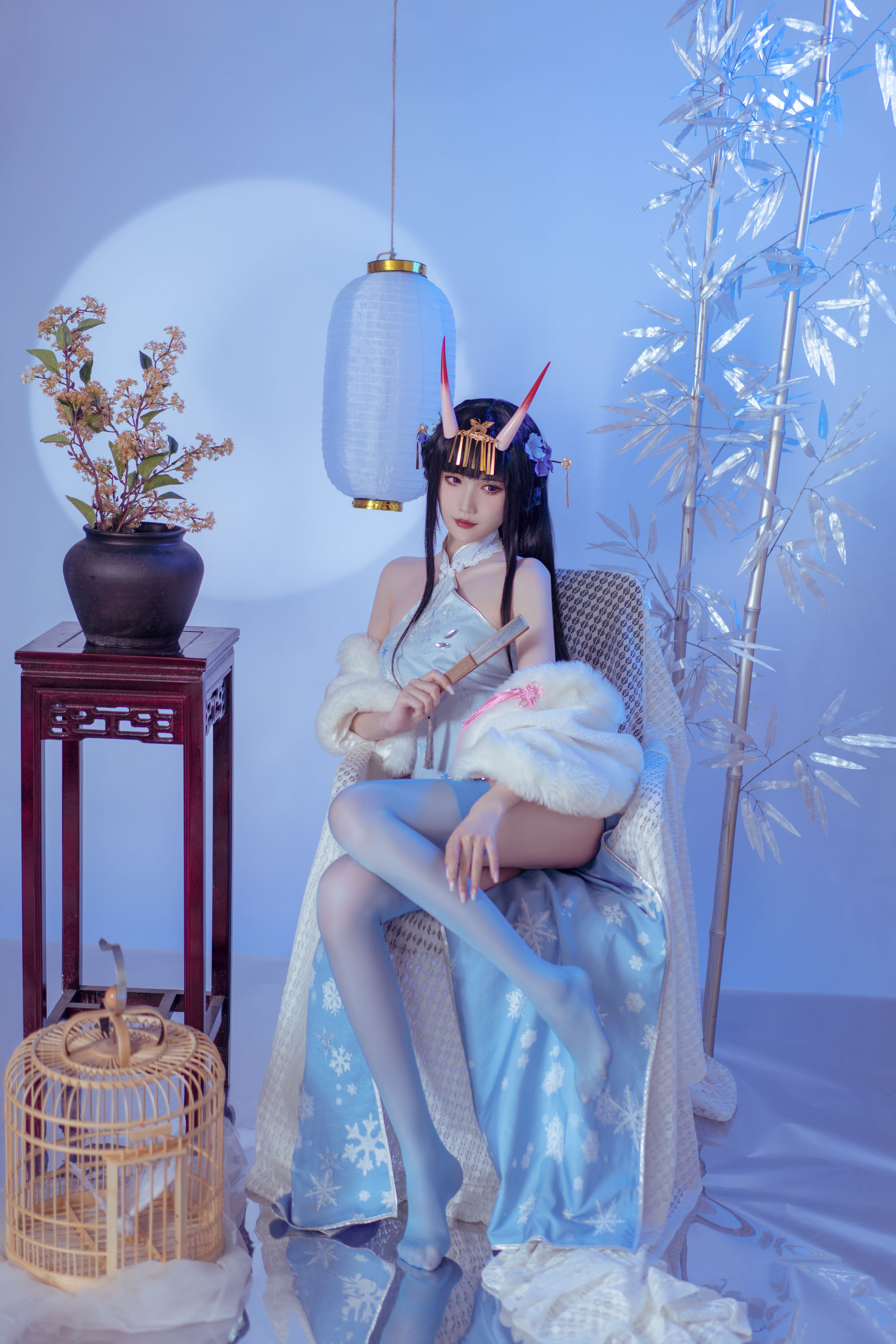 [网红COS] 花兮_honoka – 能代 冬雪沁香-秀臀网-高品质图集网