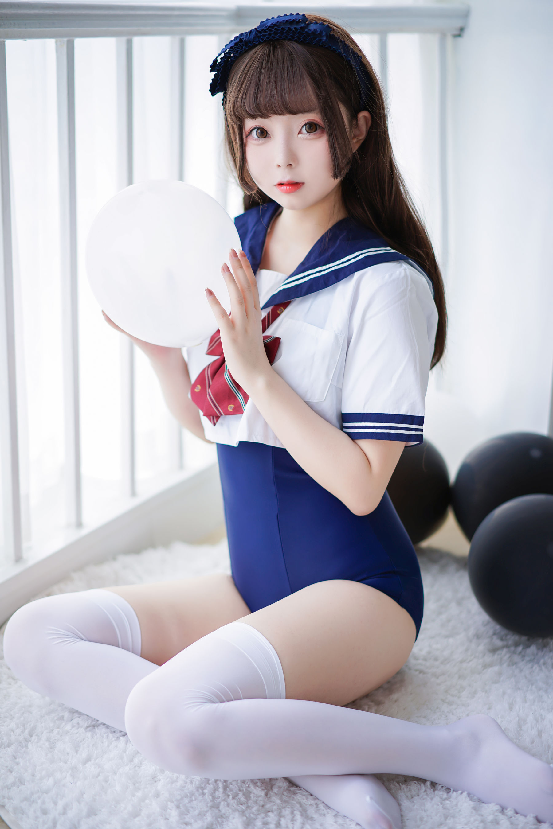 [COS福利] Cosplay日奈娇 – 制服死库水-秀臀网-高品质图集网