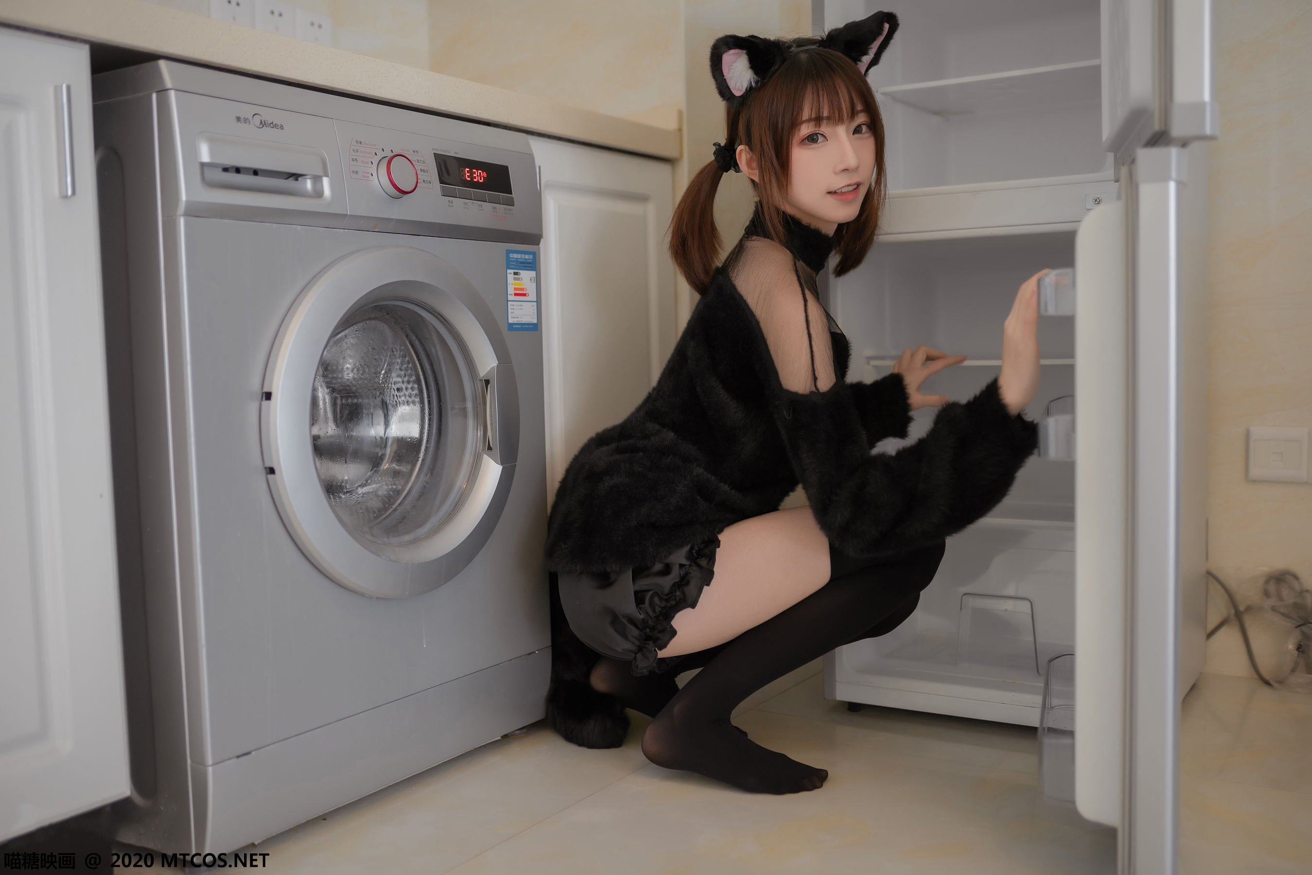 图片[8]-[喵糖映画] VOL.081 绮太郎 – 黑喵女友-秀臀网-高品质图集网