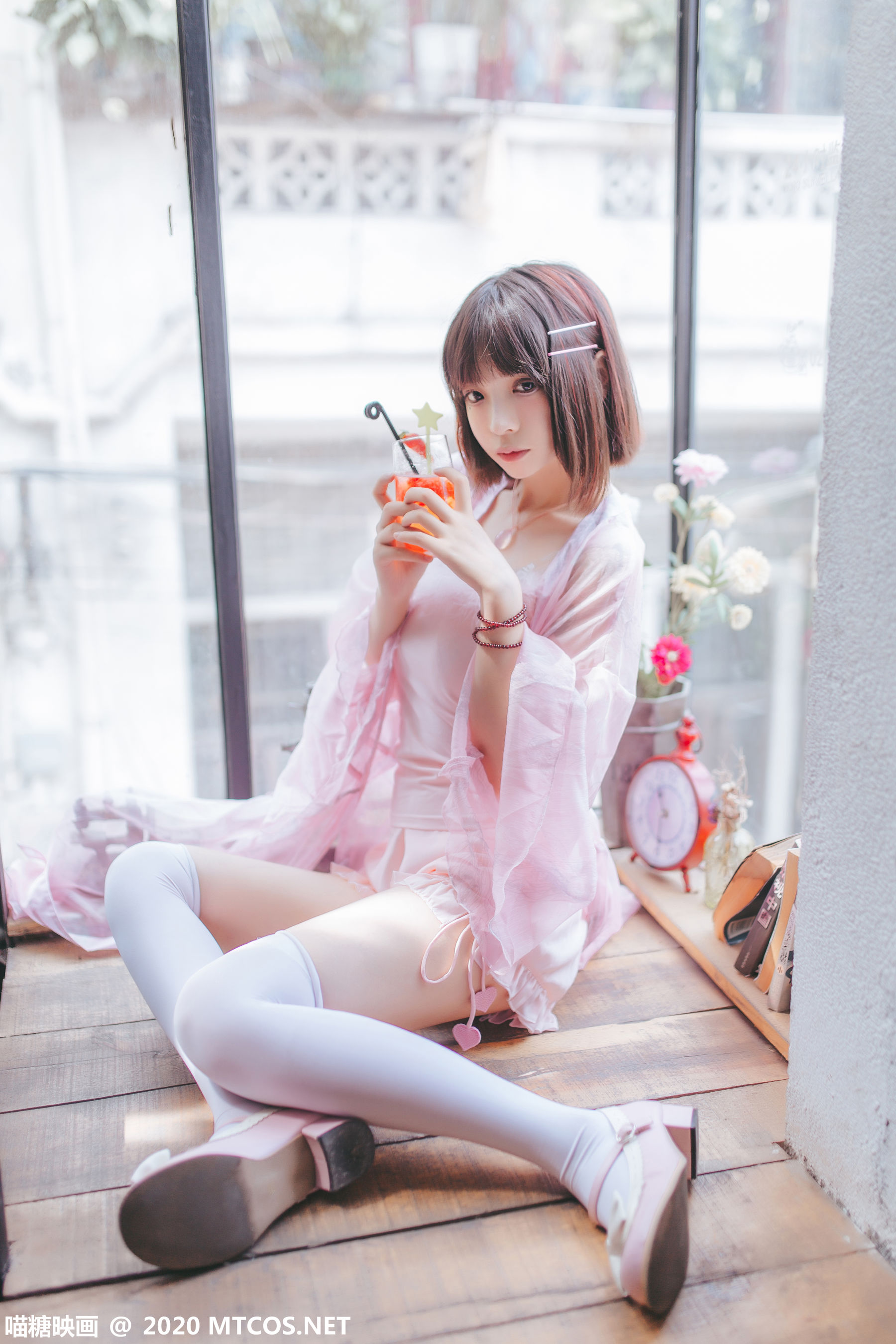 图片[9]-[喵糖映画] VOL.250 疯猫ss 粉色披纱-ACG-二次元游戏动漫视频分享平台