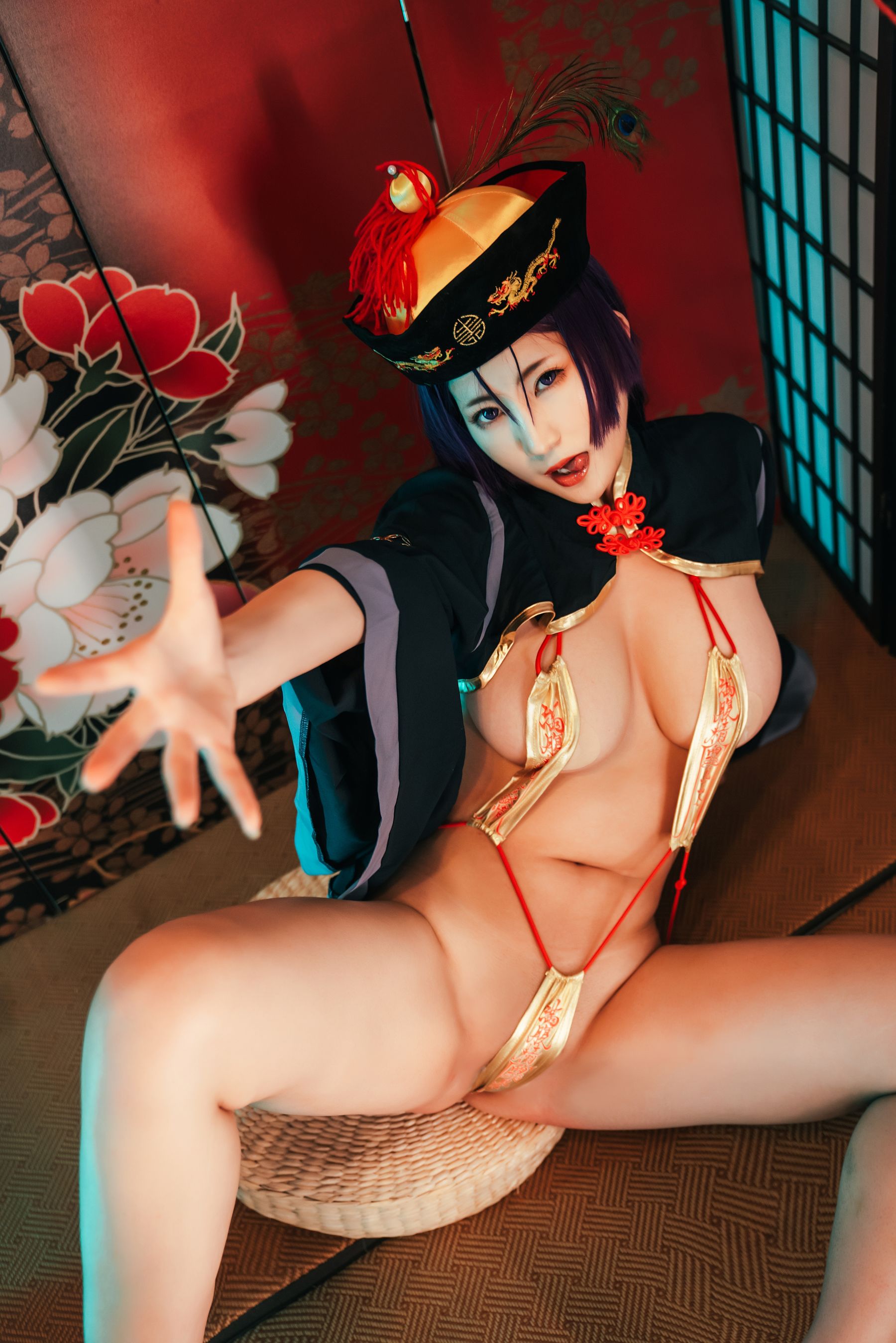 [福利COS] 星澜是澜澜叫澜妹呀 – 奶光僵尸娘-秀臀网-高品质图集网