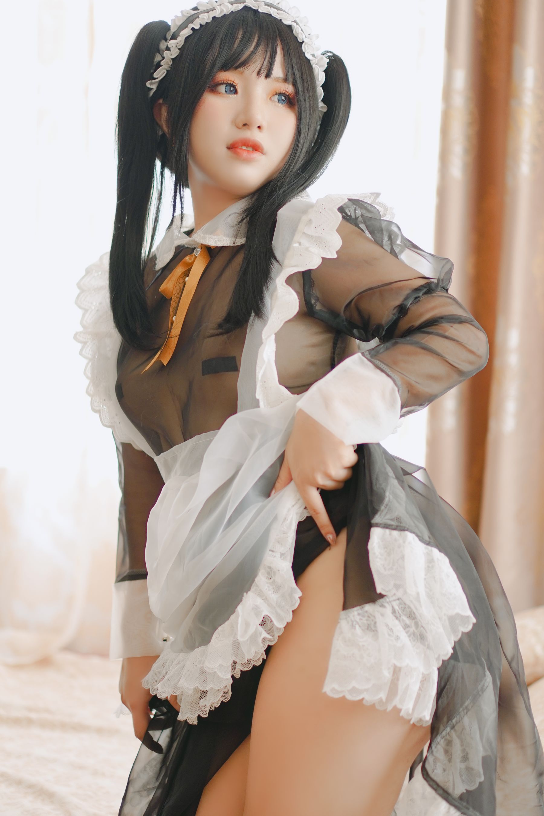 [福利COS] Chono Black – Transparent Maid-秀臀网-高品质图集网