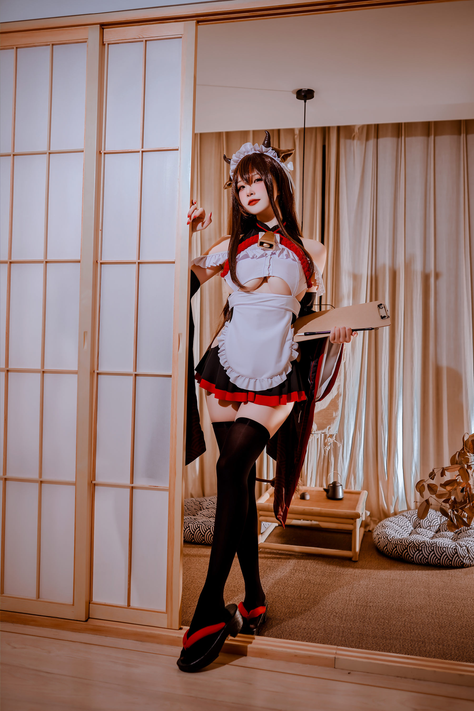 图片[4]-人气Coser二佐Nisa – 碧蓝樫野女仆-蕾丝百合网-美图分享,Cosplay美图,私房写真,套图下载