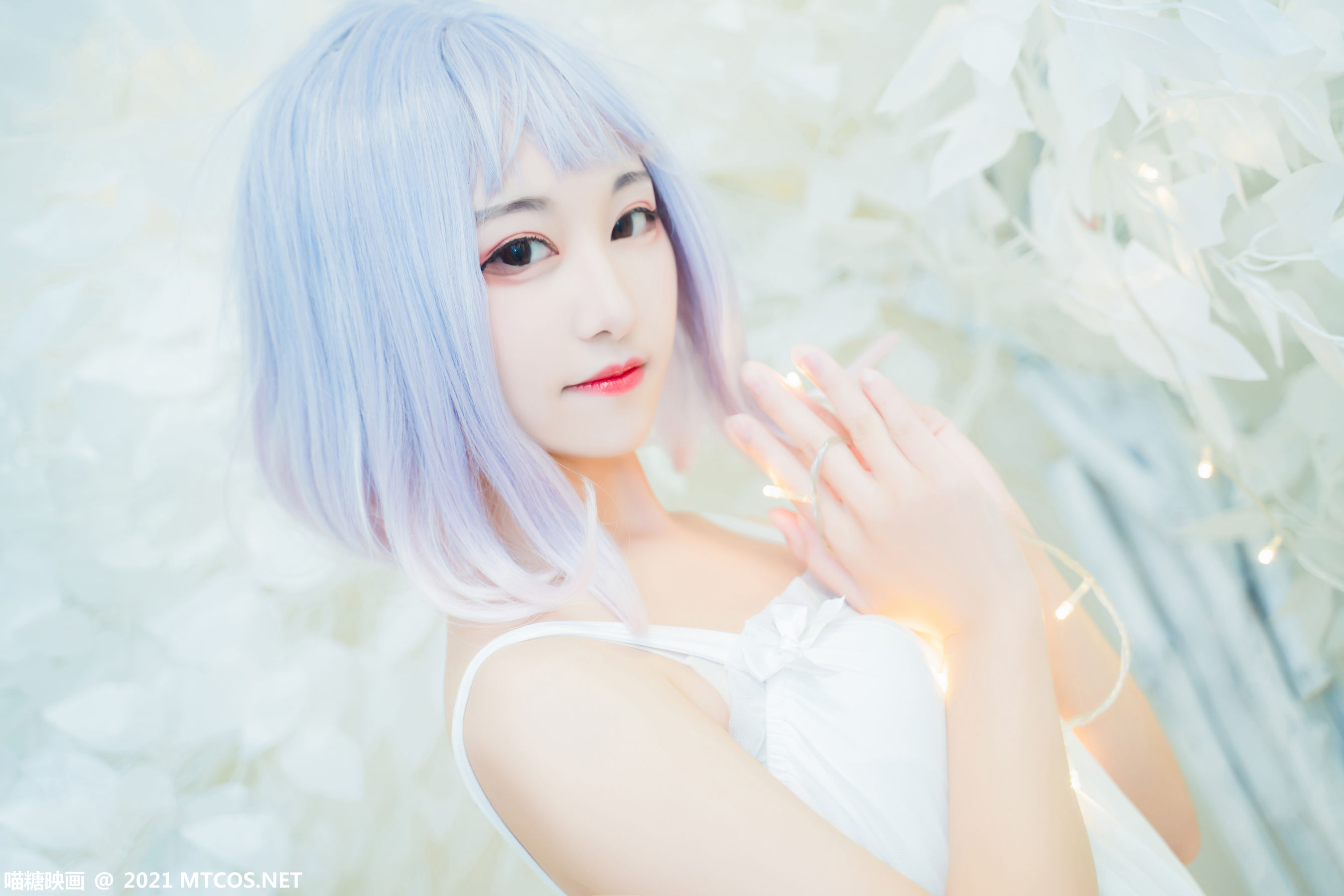 图片[9]-[喵糖映画] VOL.411 白纱裙-秀臀网-高品质图集网