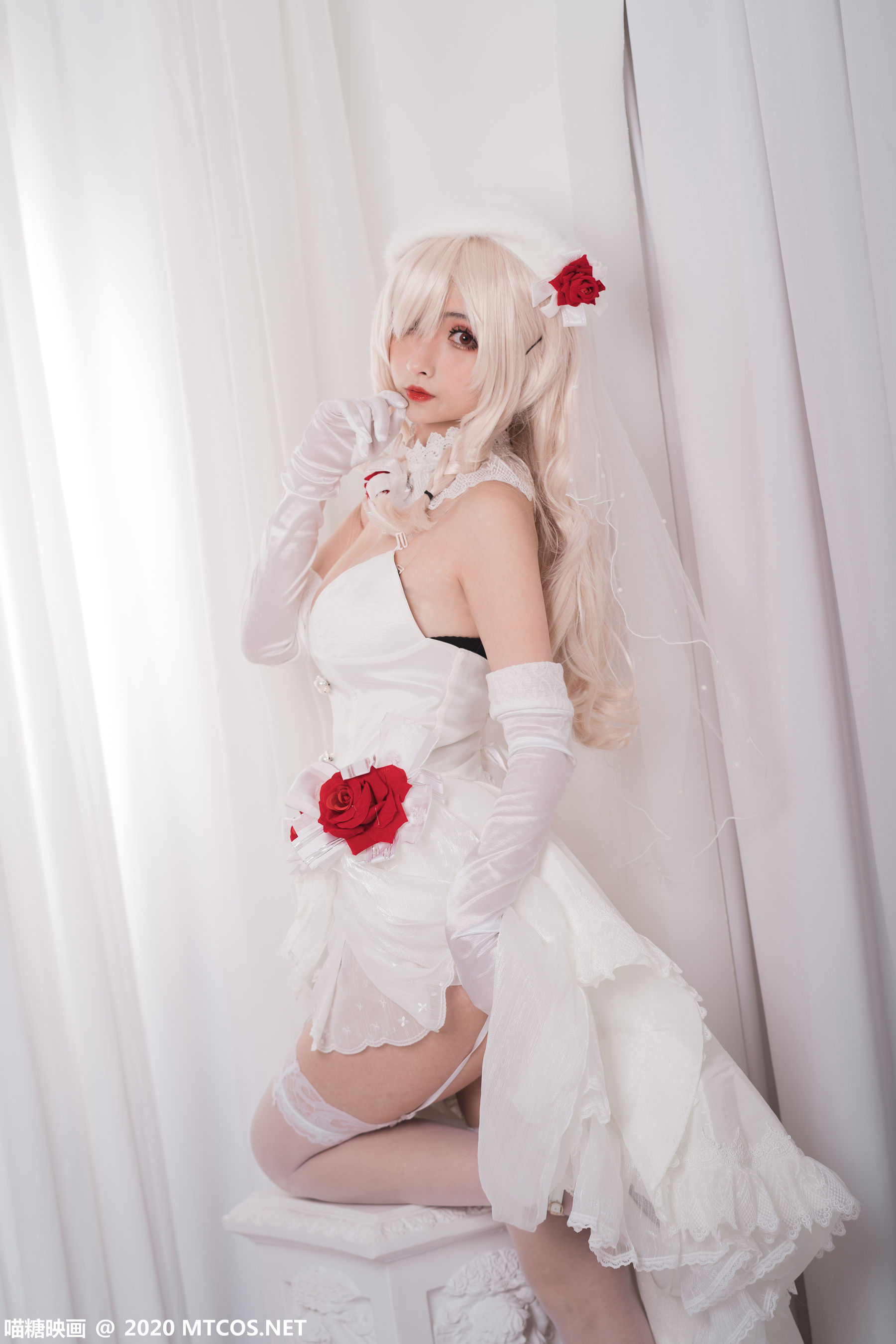 图片[9]-[喵糖映画] VOL.290 凉凉子 白色花嫁-秀臀网-高品质图集网