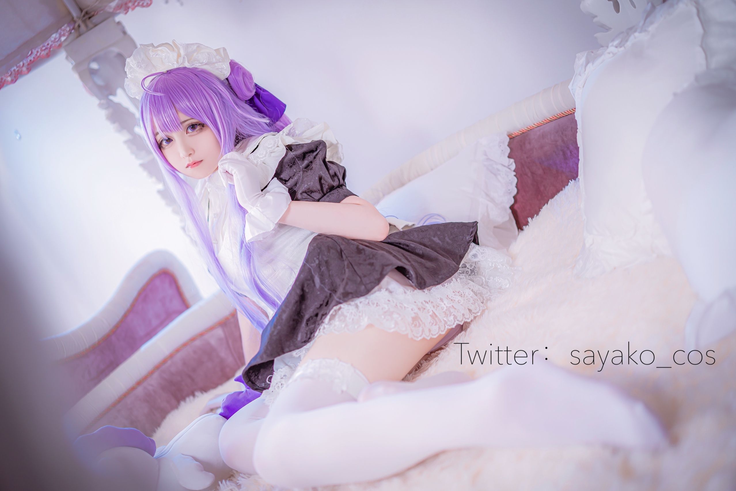 [福利COS] Sayako – 独角兽女仆-秀臀网-高品质图集网