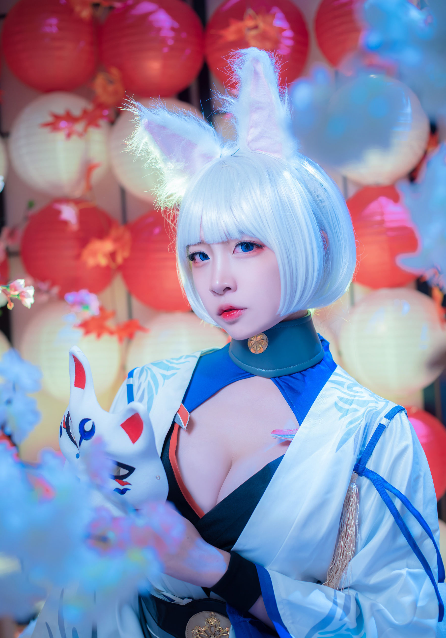 [Cosplay写真] 人气Coser二佐Nisa – 碧蓝航线 加贺-秀臀网-高品质图集网