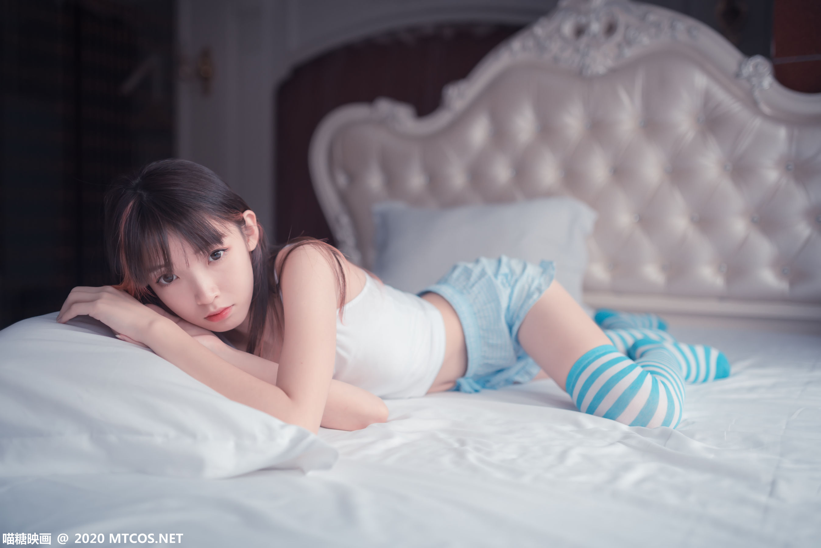 图片[7]-[喵糖映画] VOL.275 祖木子 蓝色夏日-秀臀网-高品质图集网