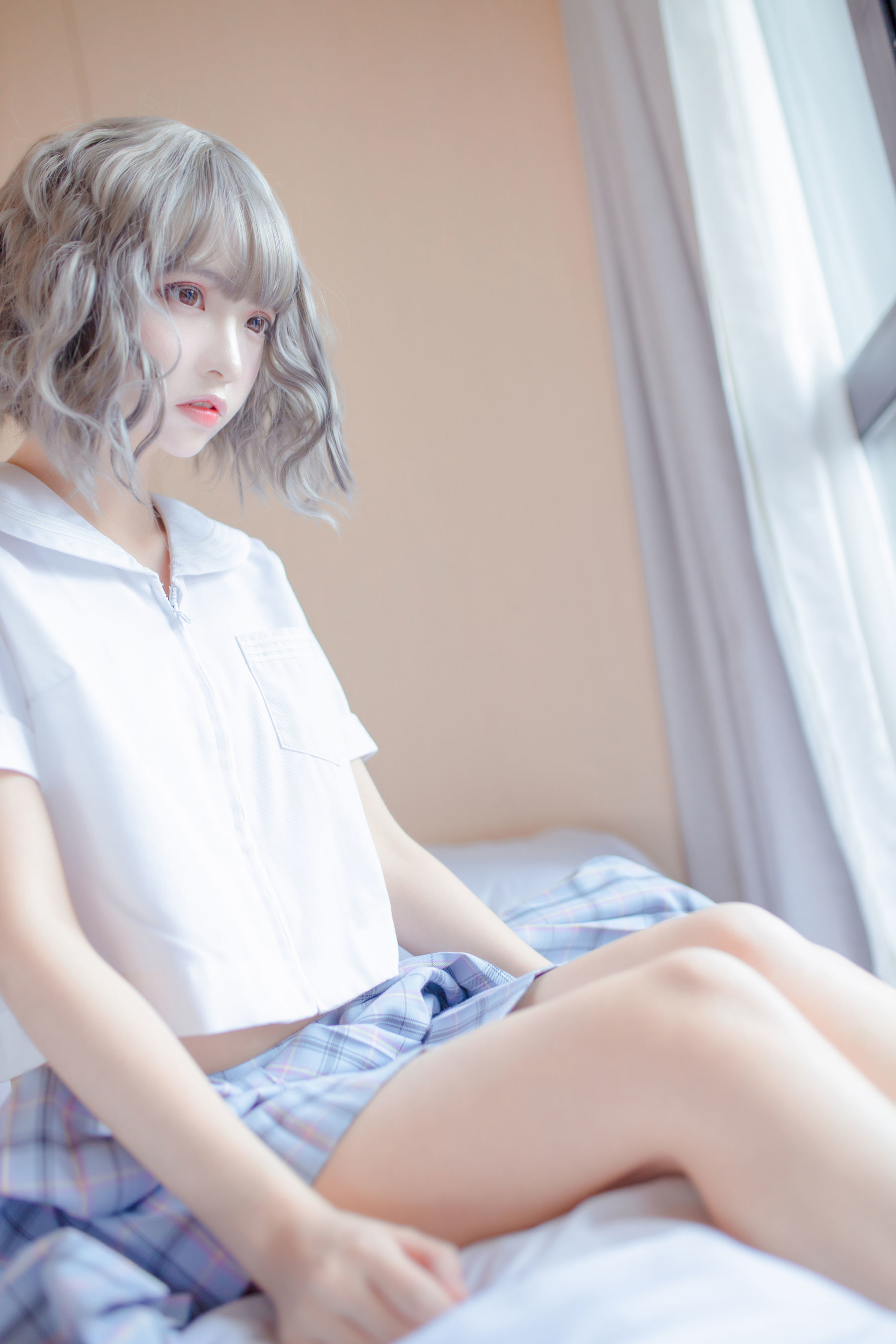 [网红COSER] 疯猫ss – 思绪之JK-秀臀网-高品质图集网