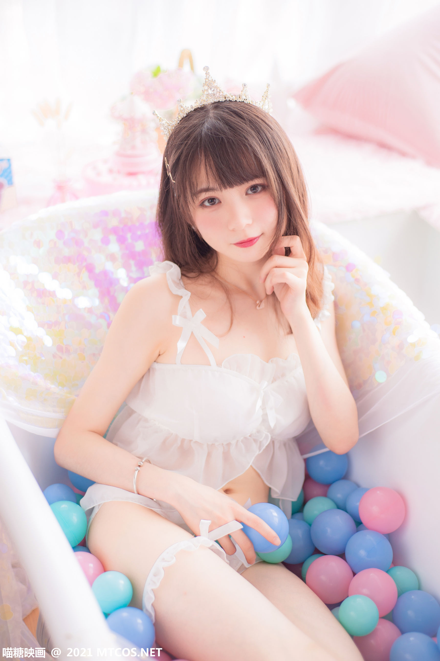 图片[9]-[喵糖映画] VOL.351 泡泡粉裙-秀臀网-高品质图集网