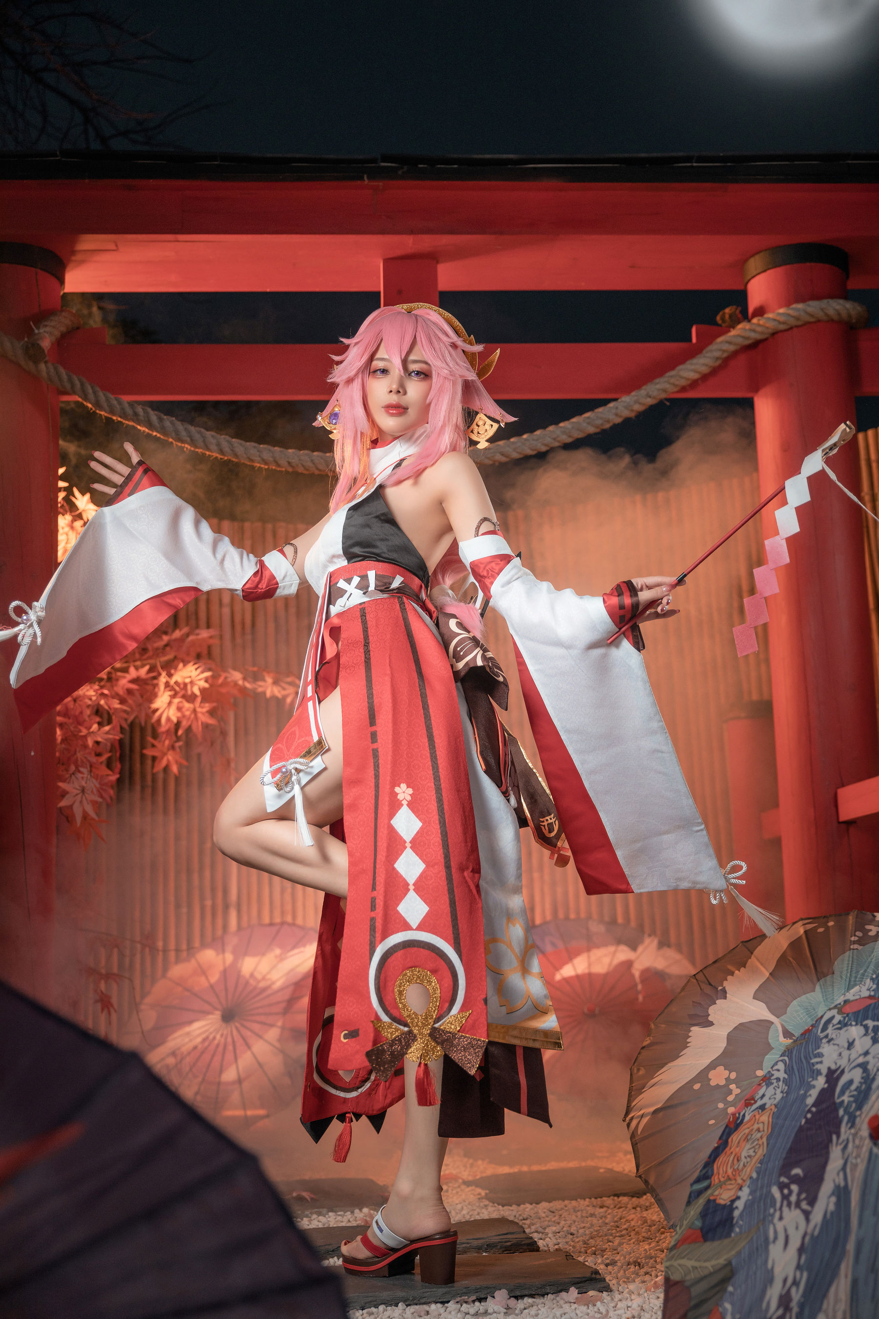 [福利COS] 推特阿九 – 八重神子-秀臀网-高品质图集网