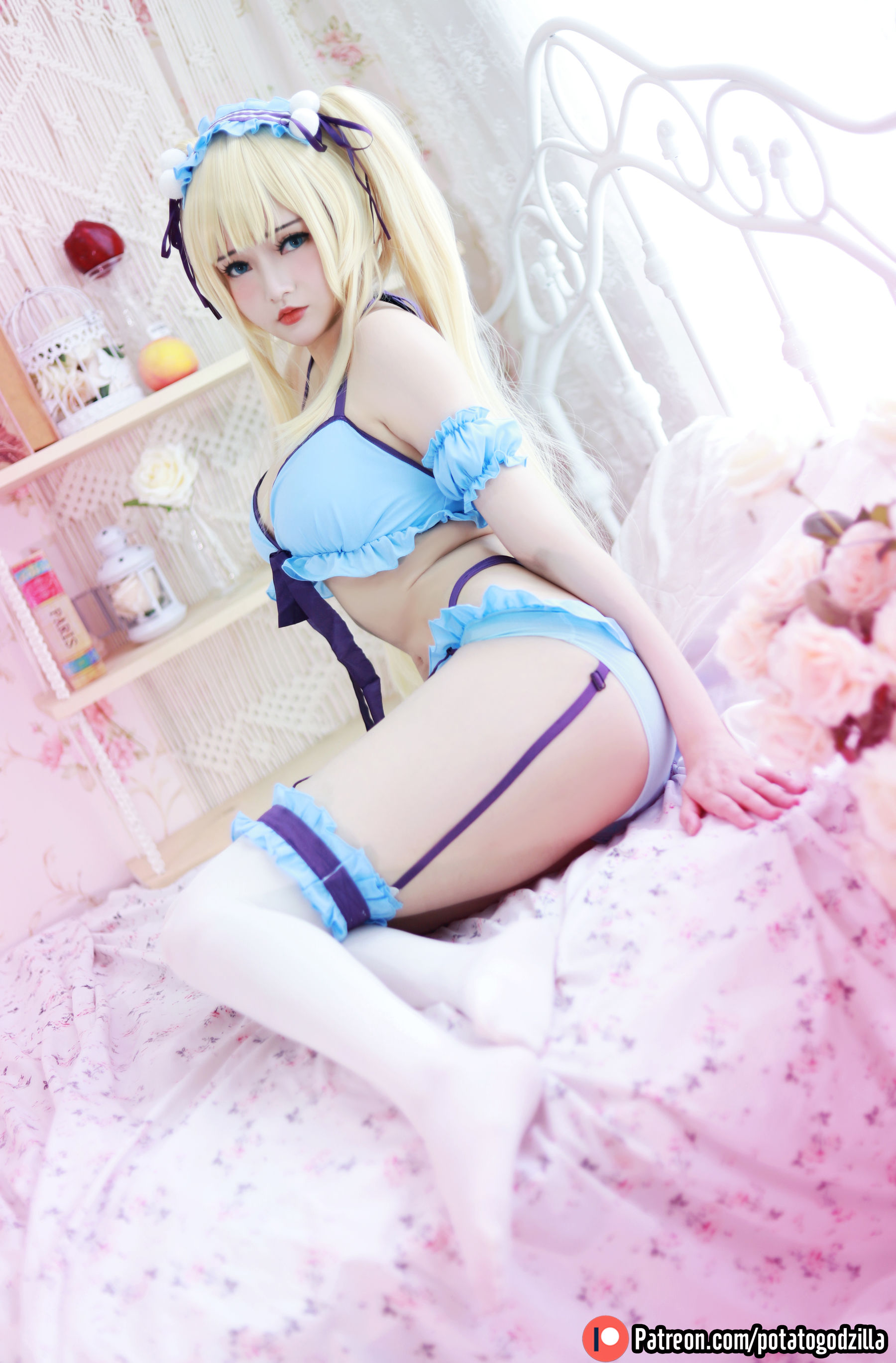 [COS福利] Coser小姐姐Potato Godzilla – Eriri Spencer Sawamura-秀臀网-高品质图集网