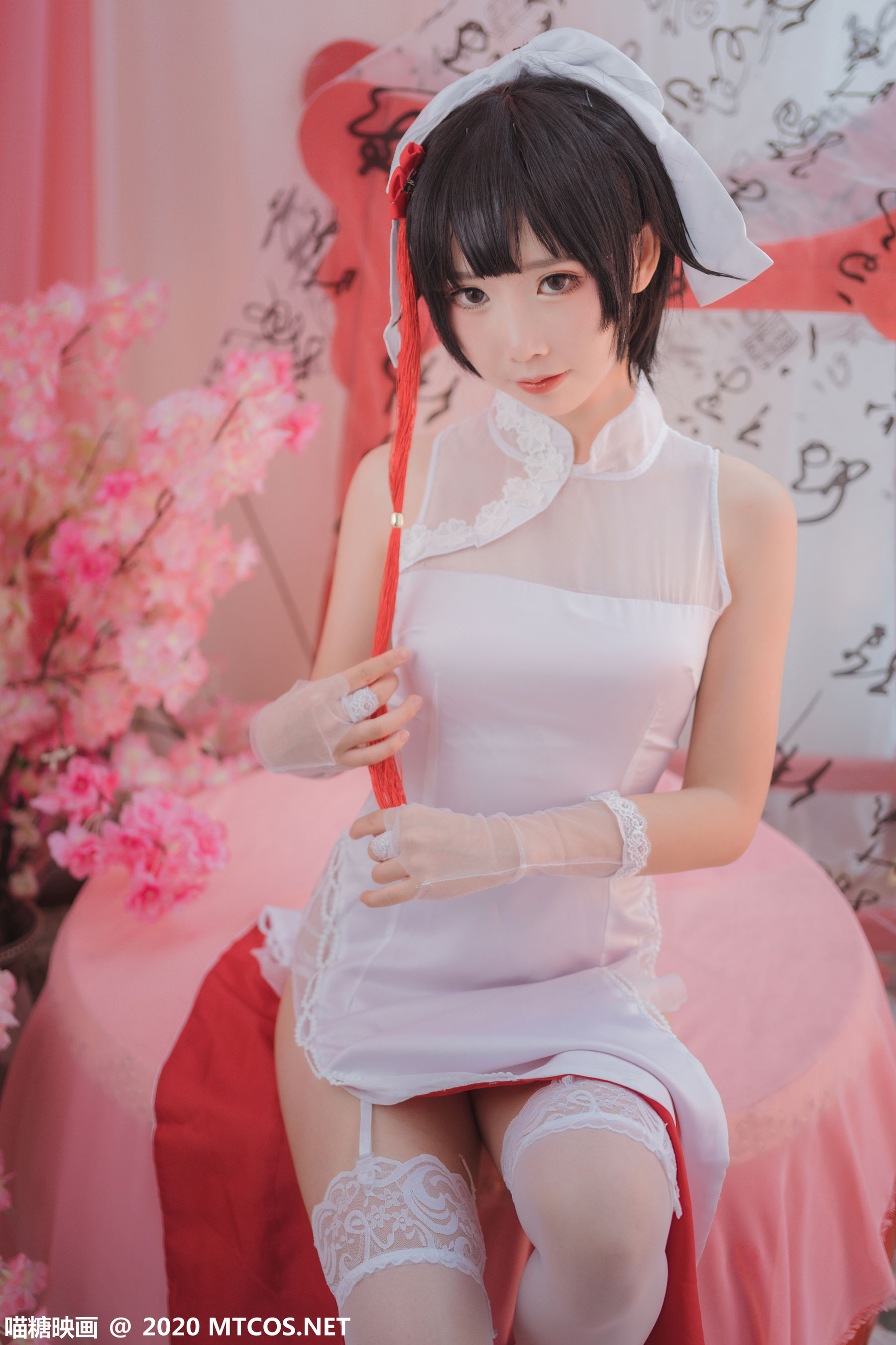 图片[7]-[喵糖映画] HML.017 面饼仙儿 高雄白旗袍-秀臀网-高品质图集网