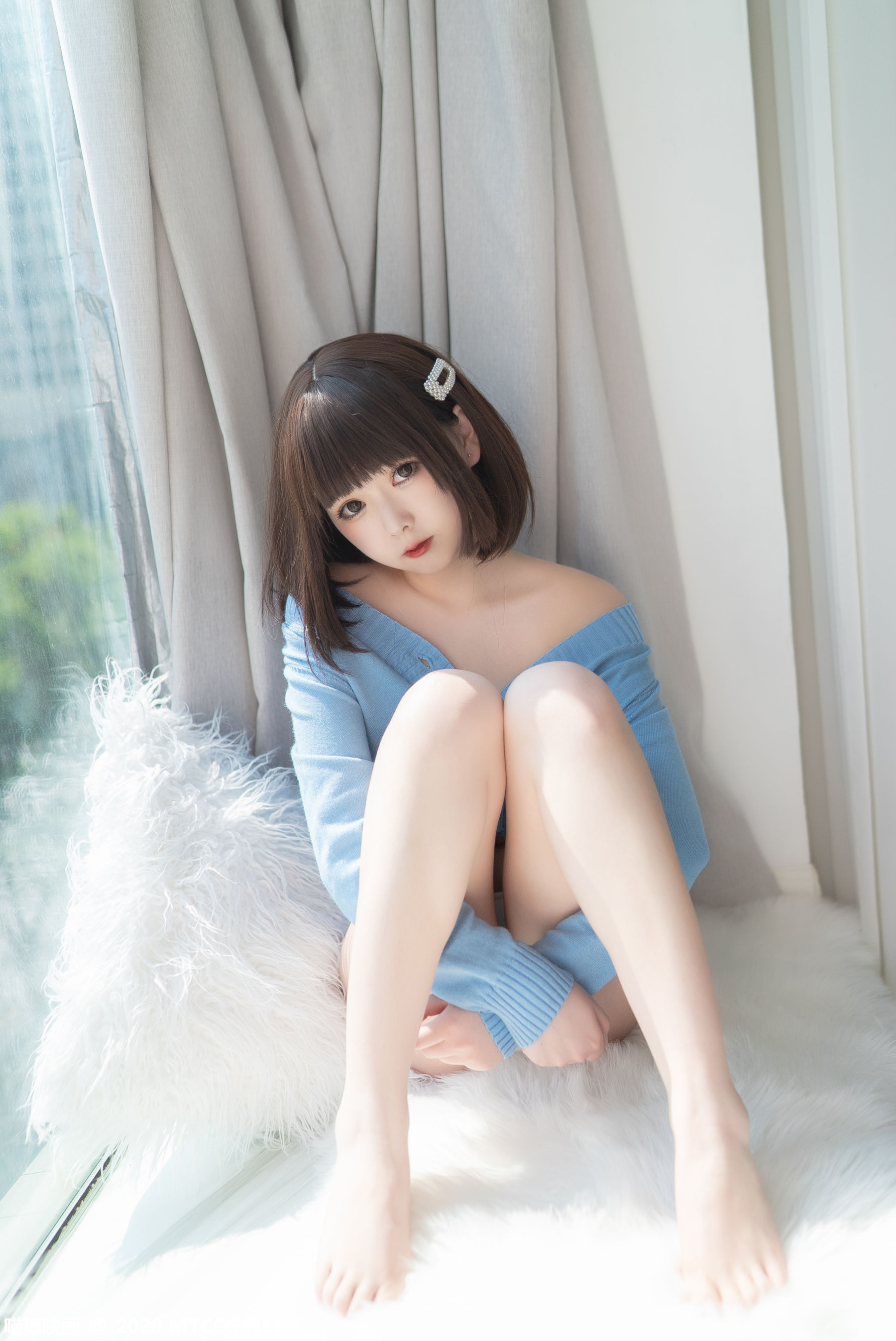 图片[8]-[喵糖映画] VOL.225 向小圆 蓝色之夏-秀臀网-高品质图集网