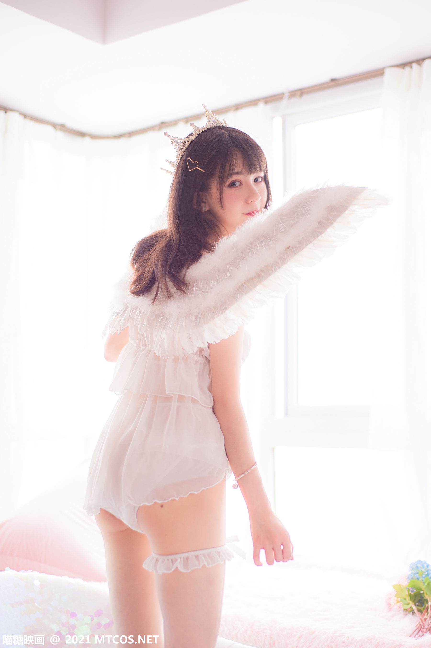 图片[7]-[喵糖映画] VOL.351 泡泡粉裙-秀臀网-高品质图集网