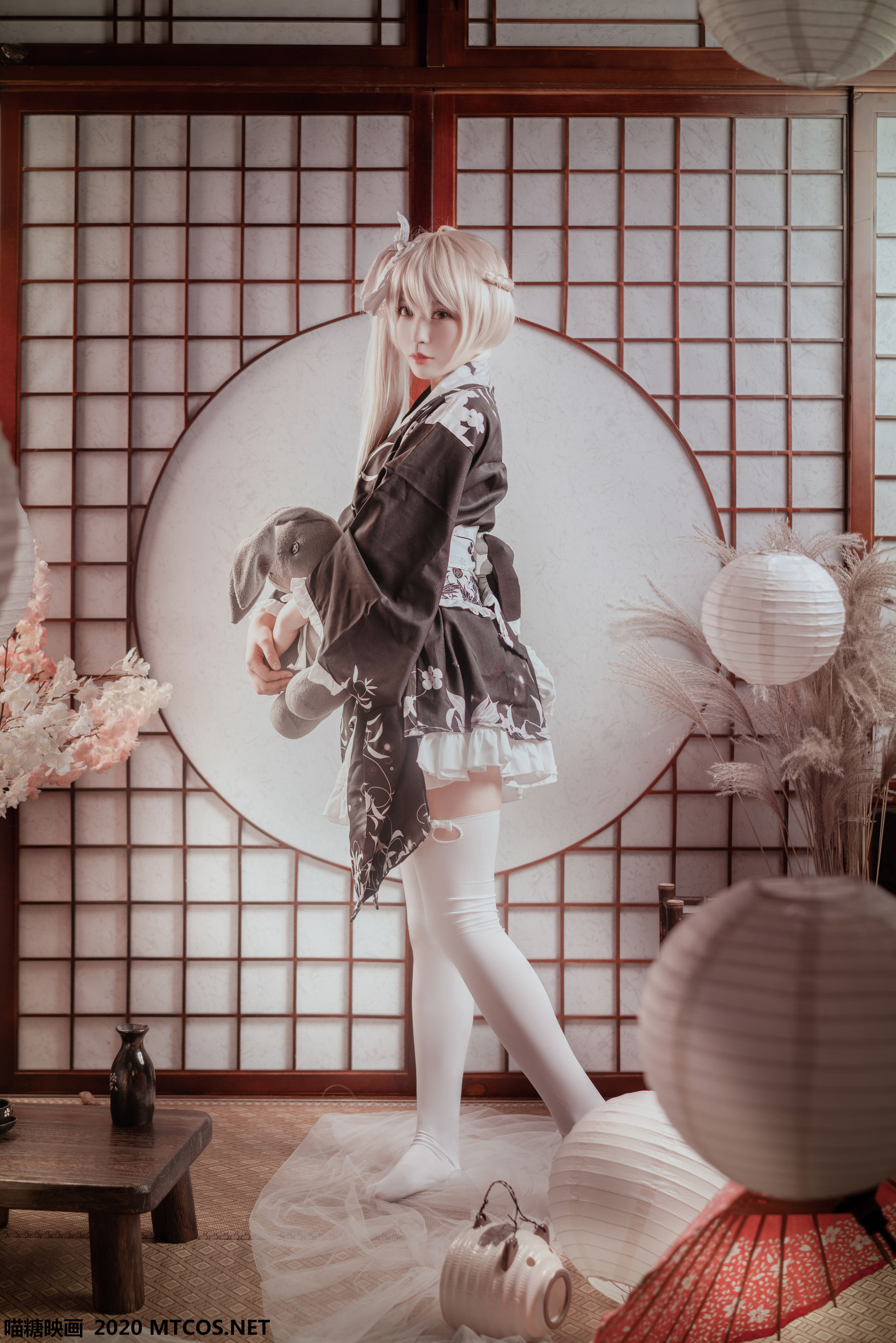 图片[8]-[喵糖映画] VOL.142 白易子教主 和服之哥特-秀臀网-高品质图集网