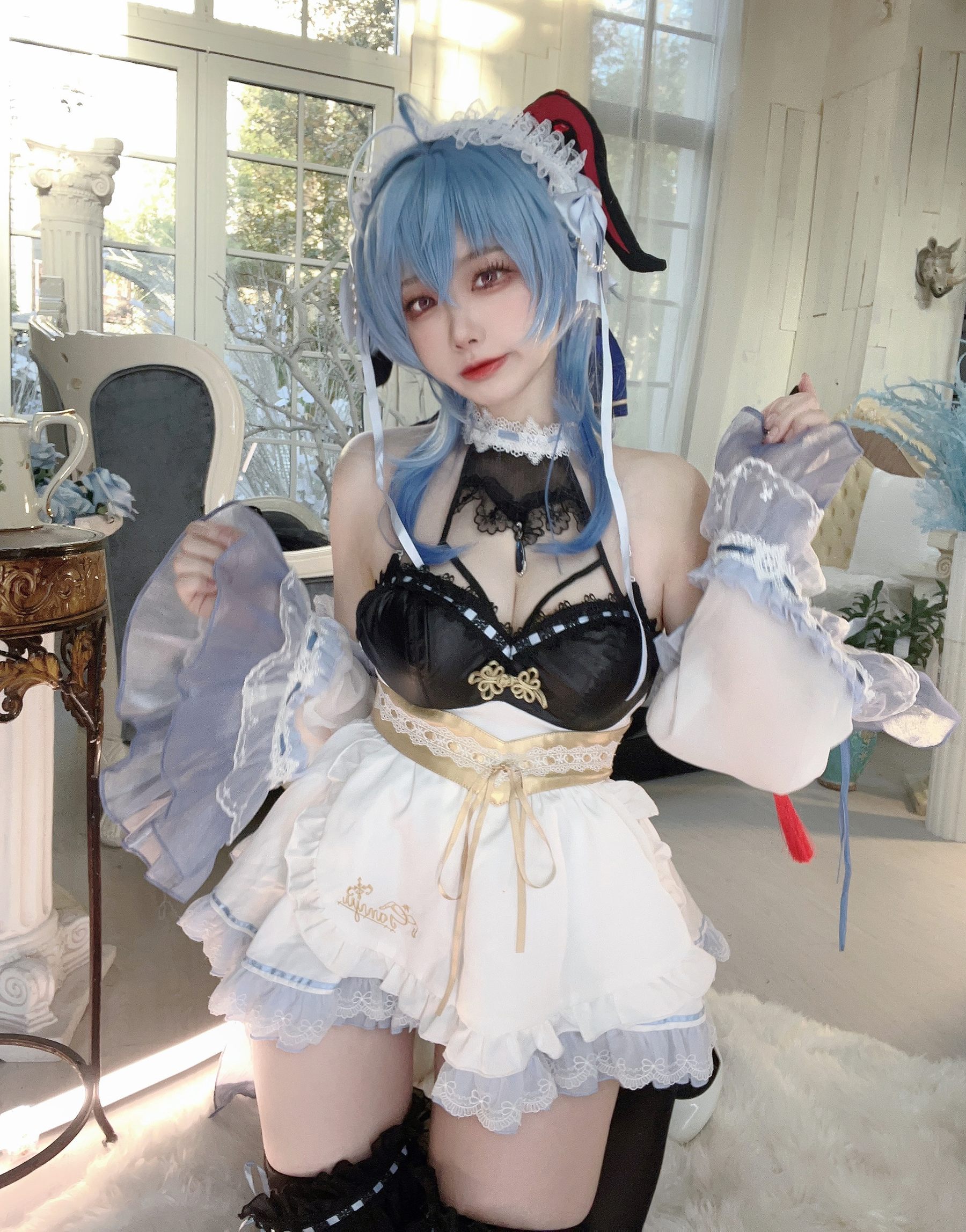 安食Ajiki – 原神 甘雨-蕾丝百合网-美图分享,Cosplay美图,私房写真,套图下载