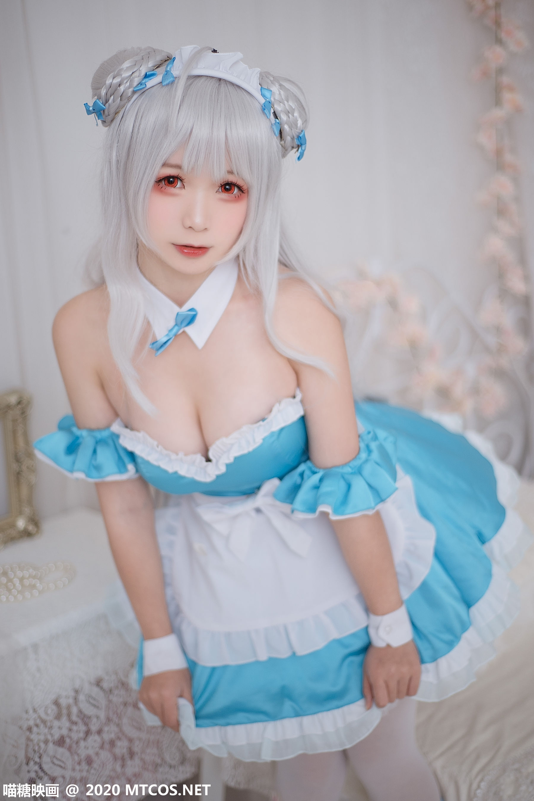 图片[7]-[喵糖映画] VOL.191 樱落酱w 小天鹅女仆和礼服-秀臀网-高品质图集网