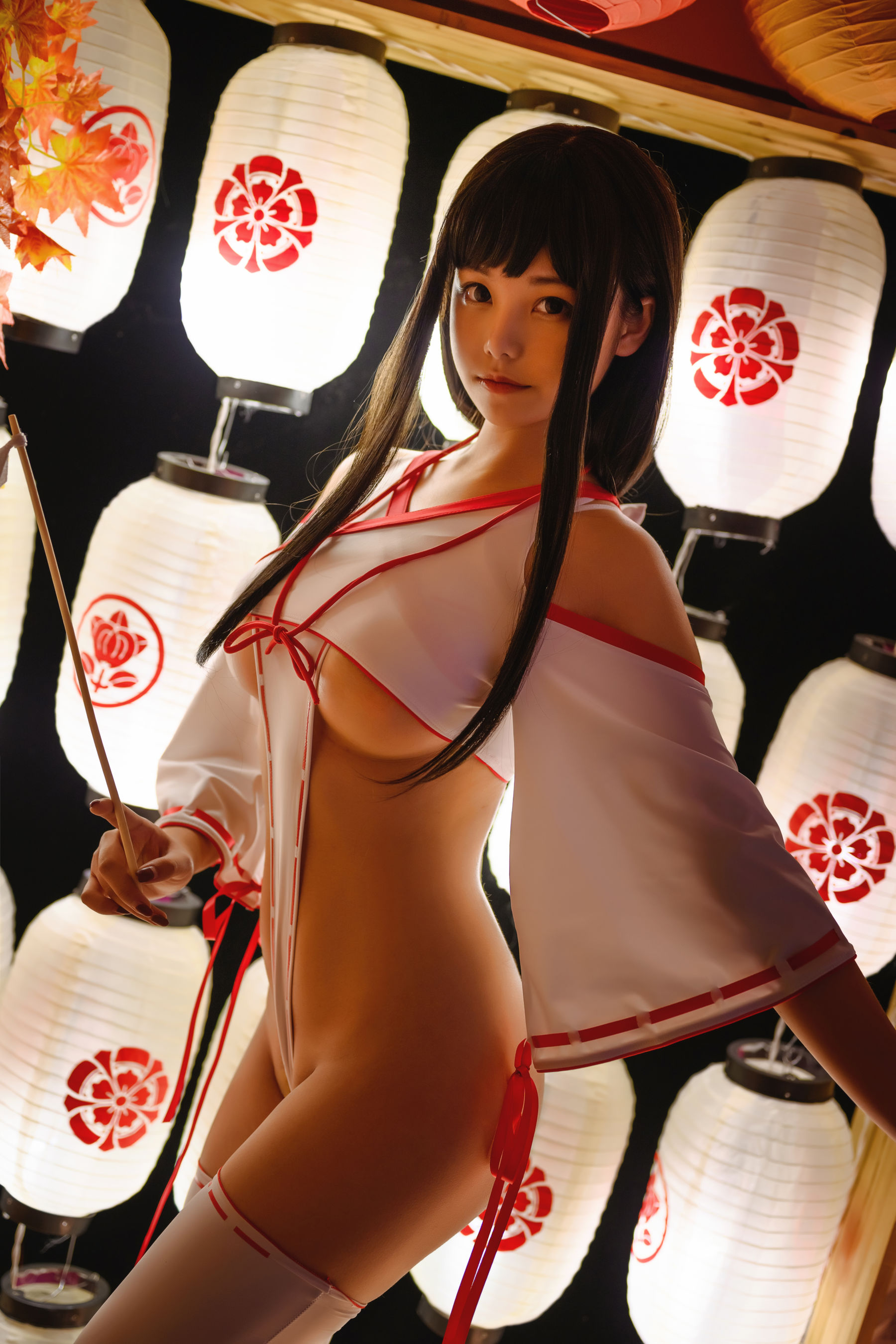 [Cosplay写真] 萌系小姐姐蜜汁猫裘 – 巫女-秀臀网-高品质图集网