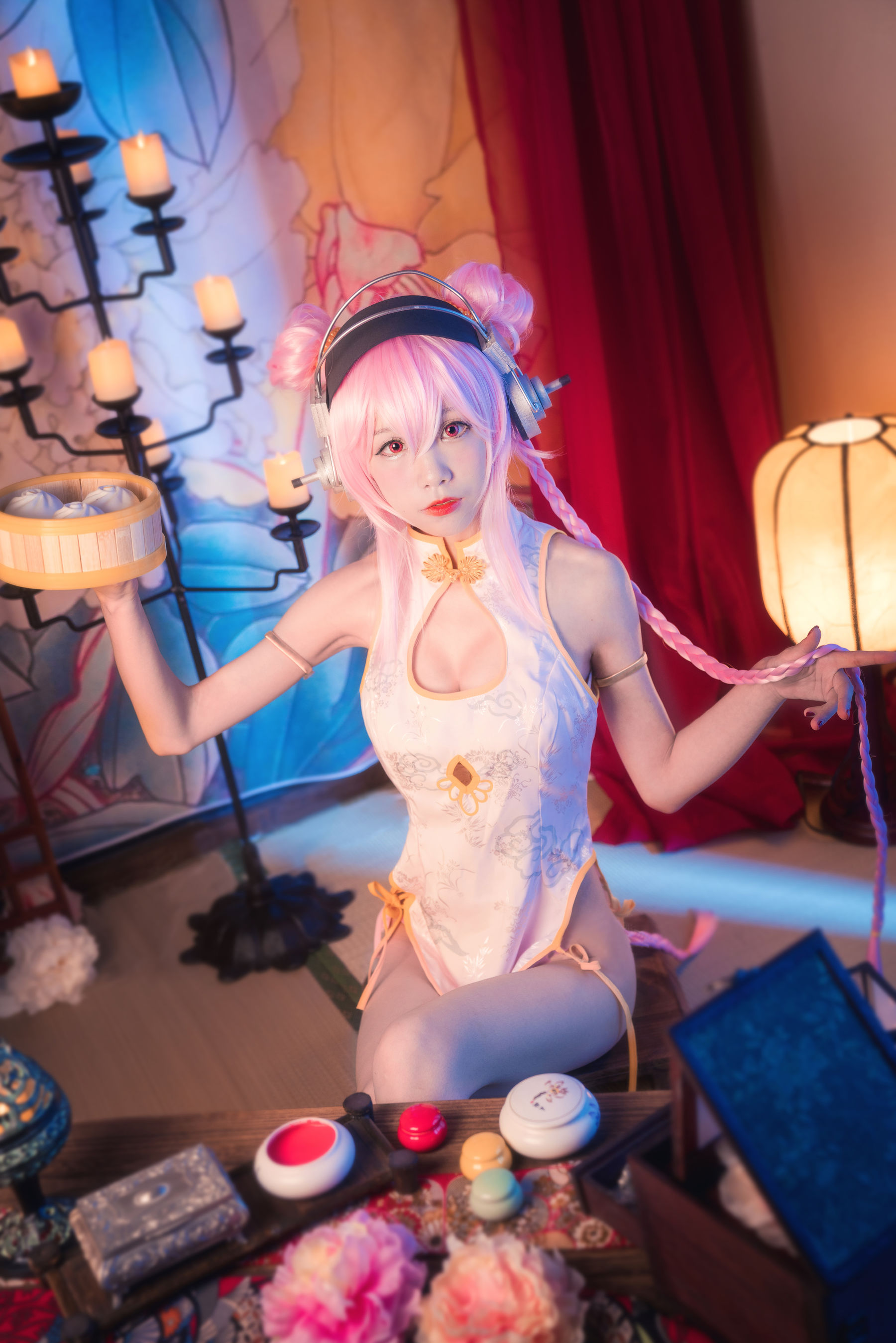 [Cosplay写真] 动漫博主水淼aqua – 索尼子 旗袍-秀臀网-高品质图集网