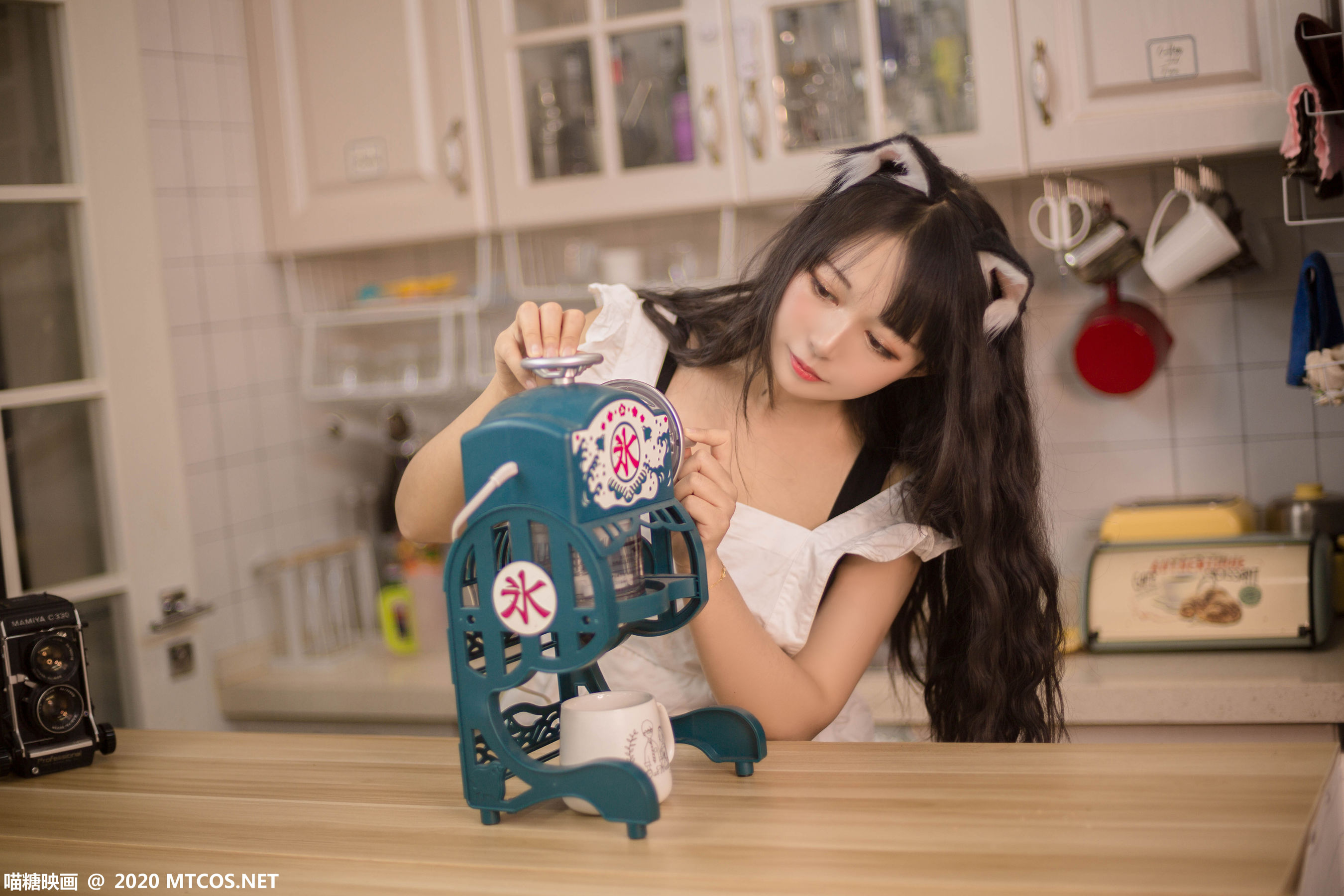 图片[7]-[喵糖映画] VOL.296 黑猫猫OvO 厨房猫娘-秀臀网-高品质图集网